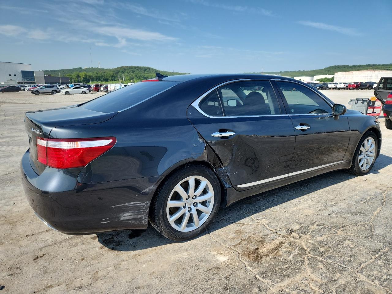 2007 Lexus Ls 460l Gray vin: JTHGL46F275005169