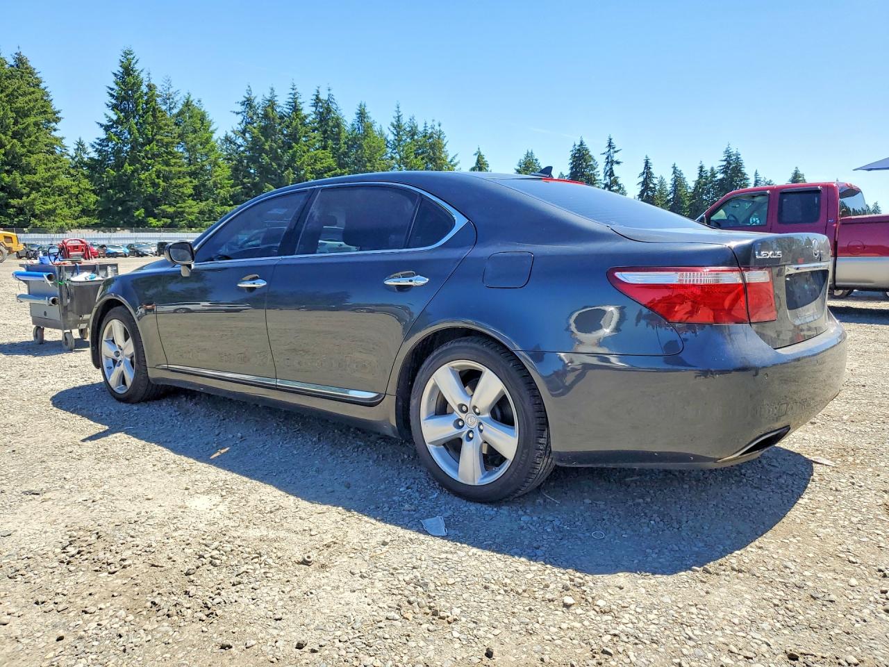 2007 Lexus Ls 460l Gray vin: JTHGL46F275017953
