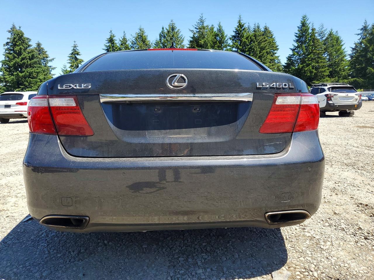 2007 Lexus Ls 460l Gray vin: JTHGL46F275017953