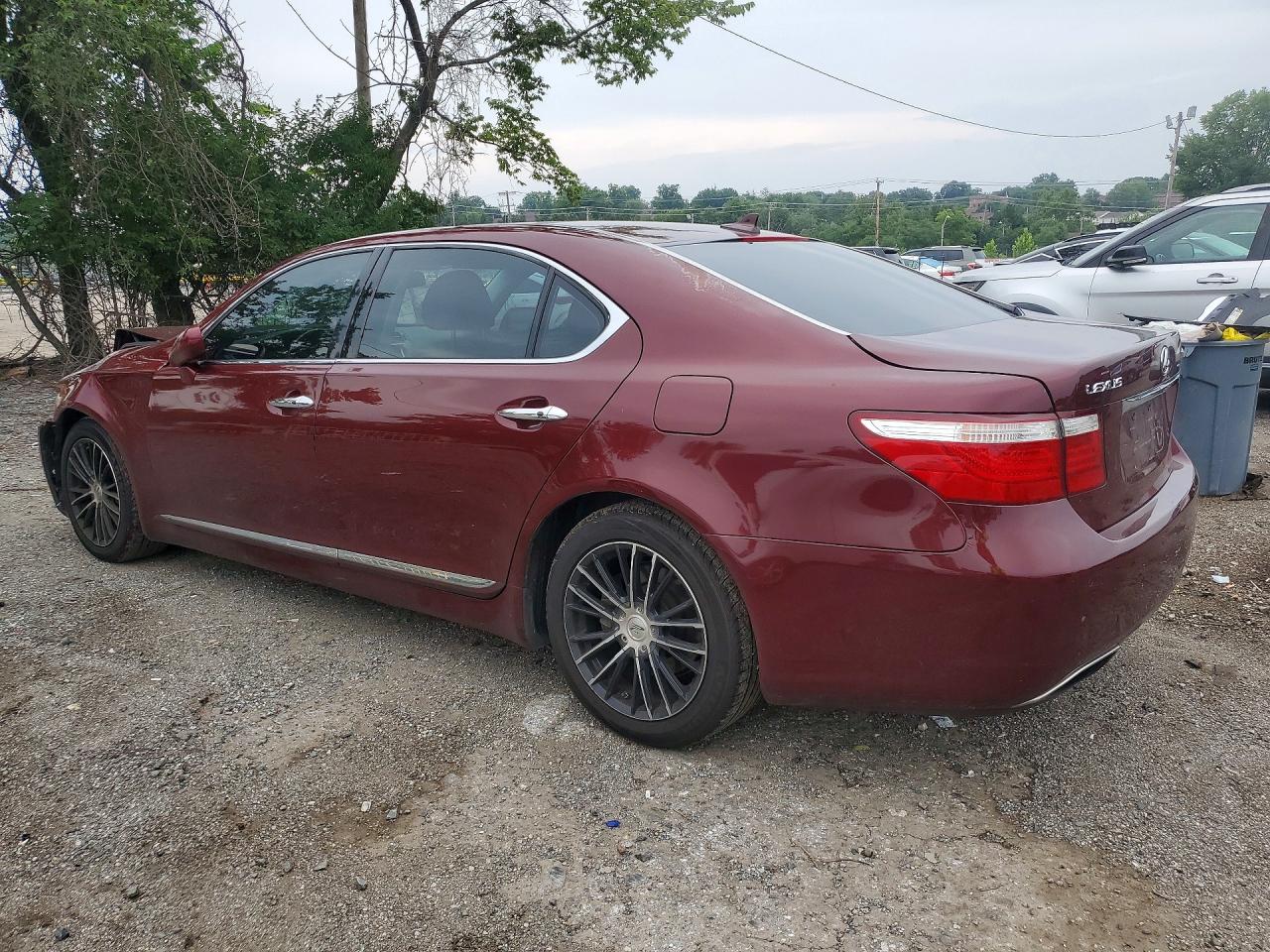 2008 Lexus Ls 460l Red vin: JTHGL46F385022337
