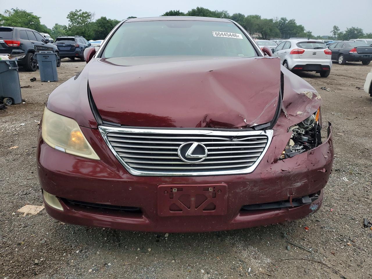 2008 Lexus Ls 460l Red vin: JTHGL46F385022337