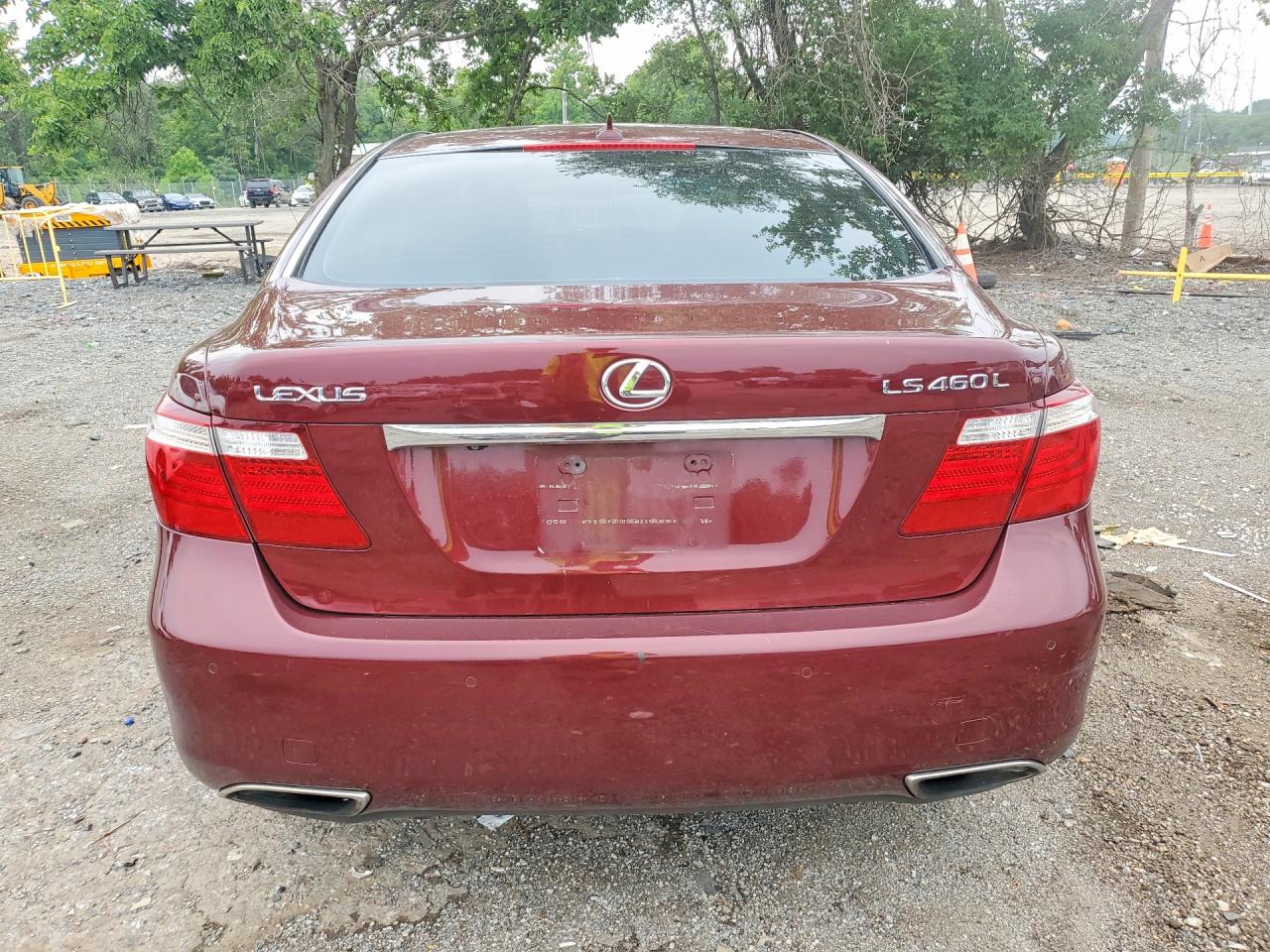 2008 Lexus Ls 460l Red vin: JTHGL46F385022337