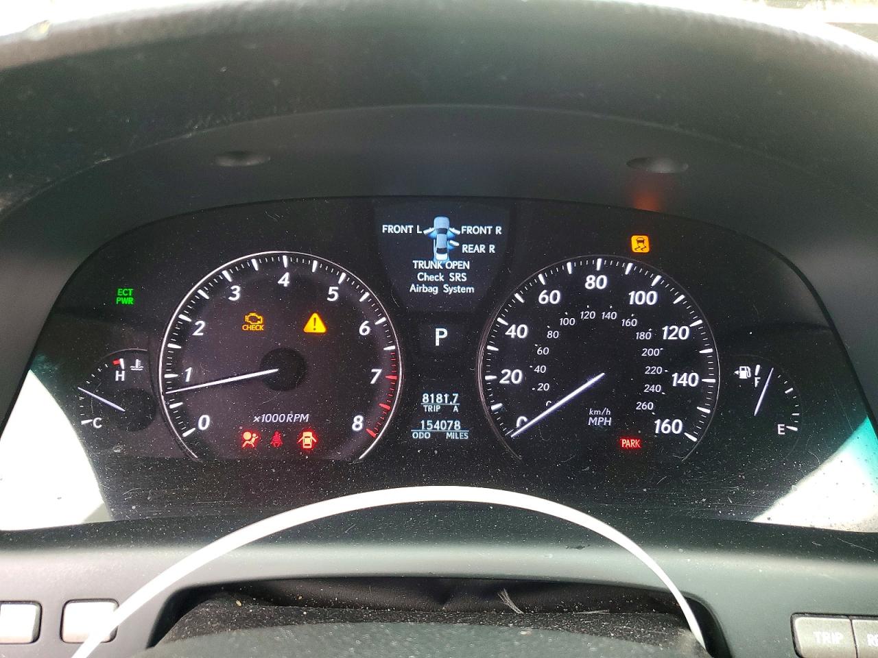 2008 Lexus Ls 460l Red vin: JTHGL46F385022337