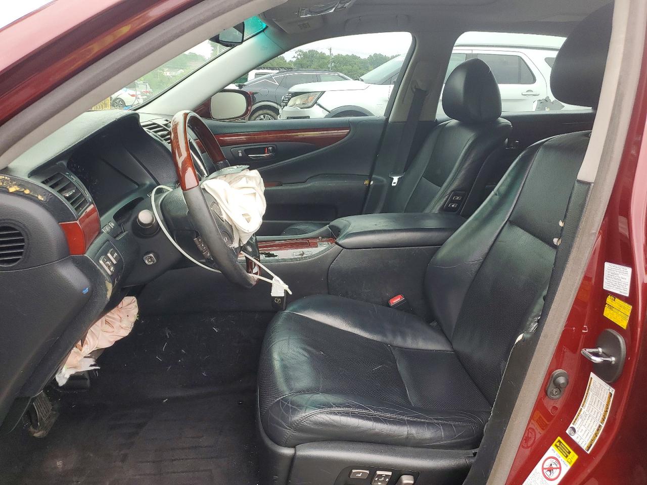 2008 Lexus Ls 460l Red vin: JTHGL46F385022337