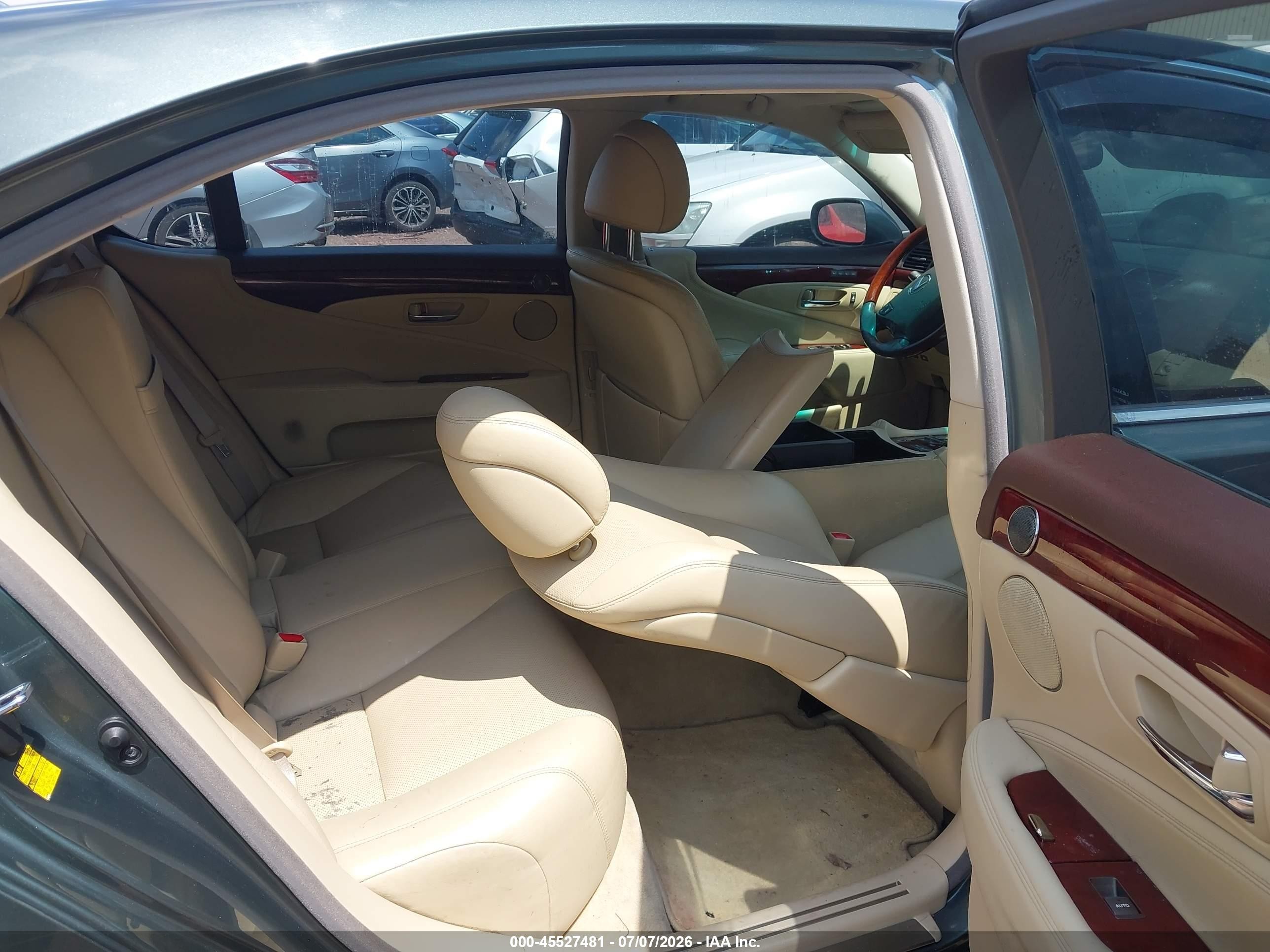 2008 Lexus Ls 460 L Gray vin: JTHGL46F385022998