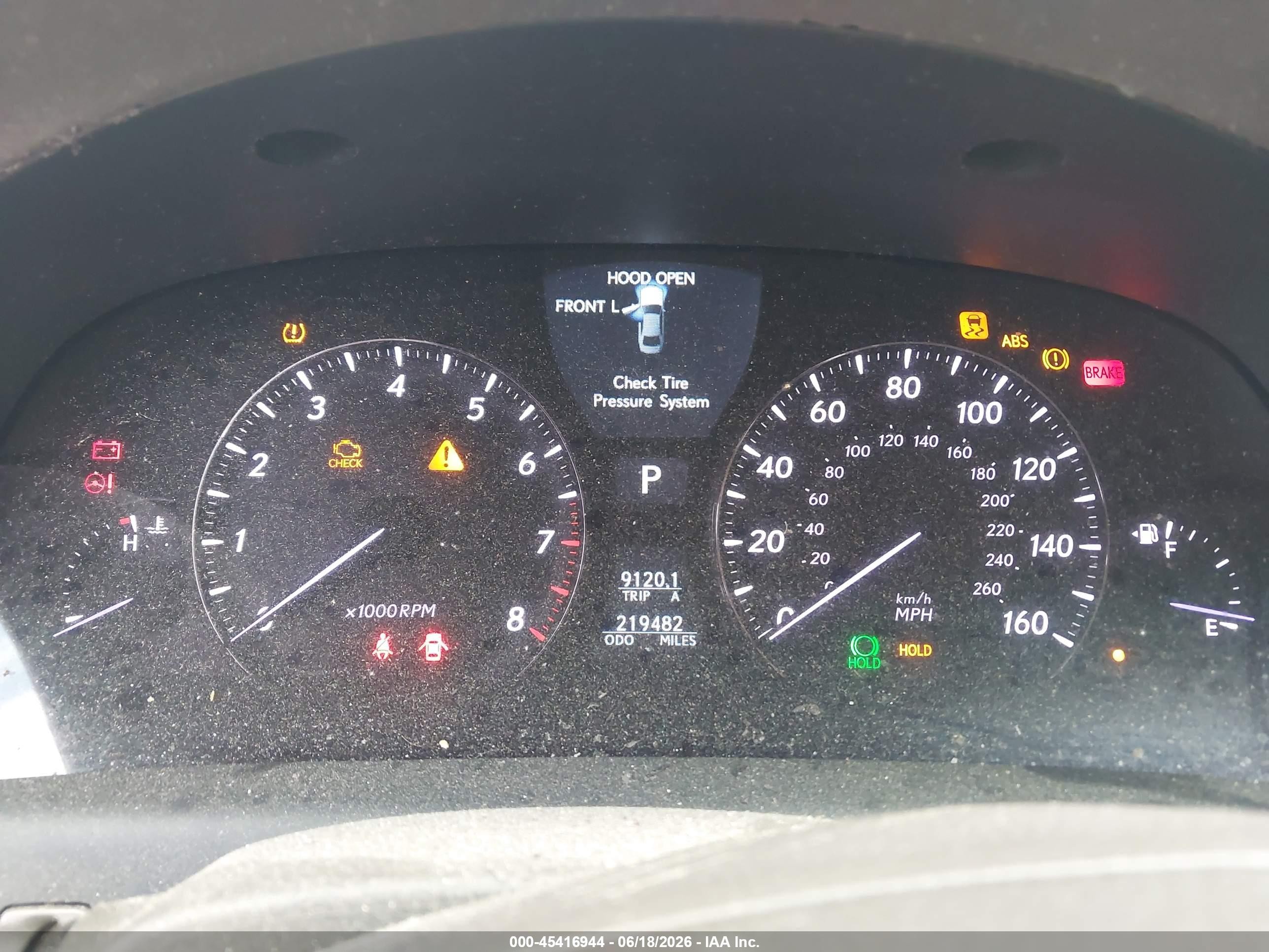 2008 Lexus Ls 460 L Blue vin: JTHGL46F385024492