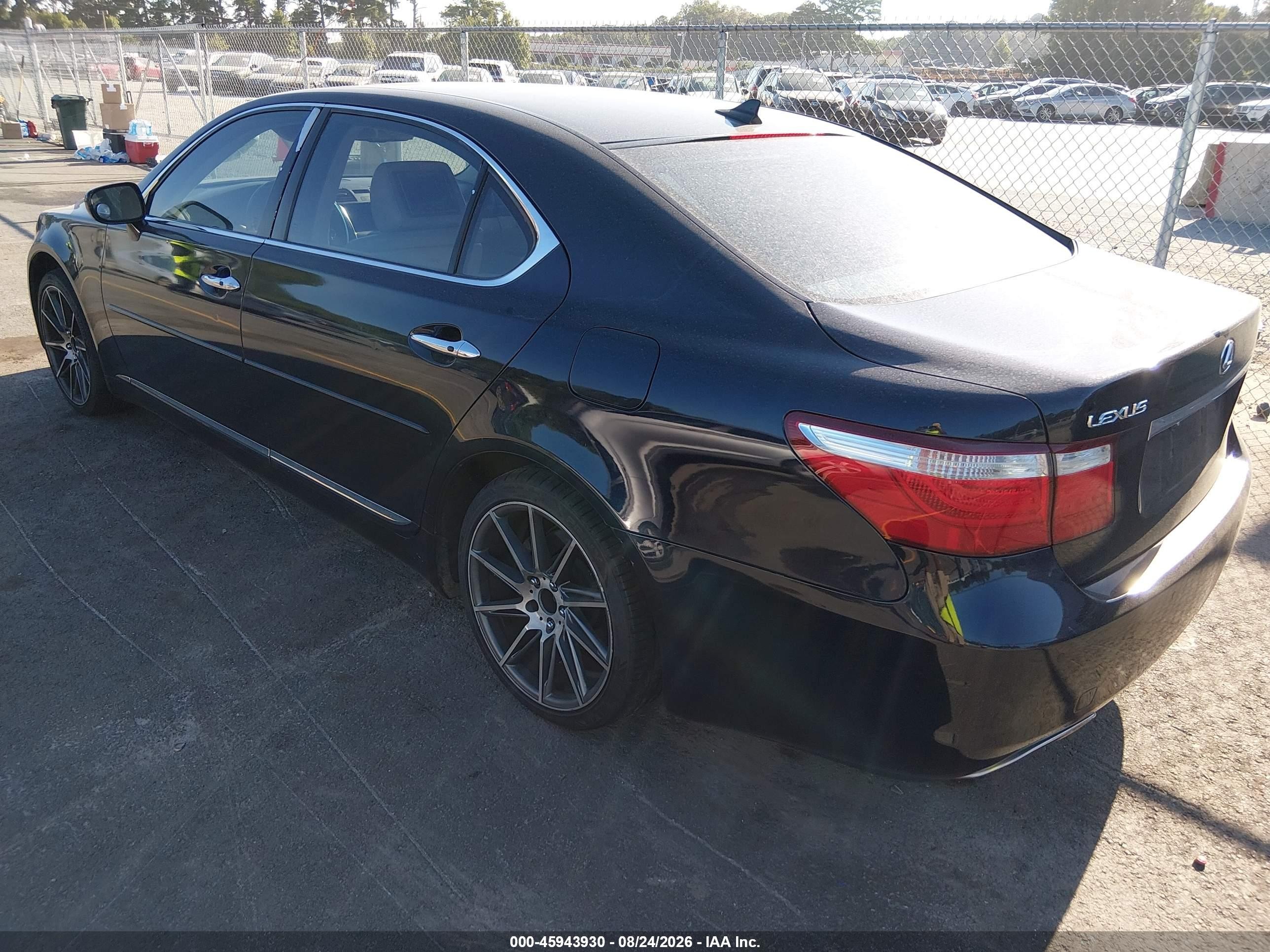 2008 Lexus Ls 460 L Blue vin: JTHGL46F385027957