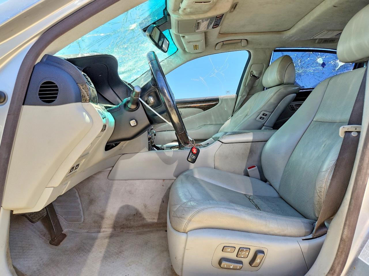 2008 Lexus Ls 460l Silver vin: JTHGL46F385032379