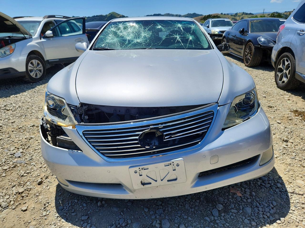 2008 Lexus Ls 460l Silver vin: JTHGL46F385032379