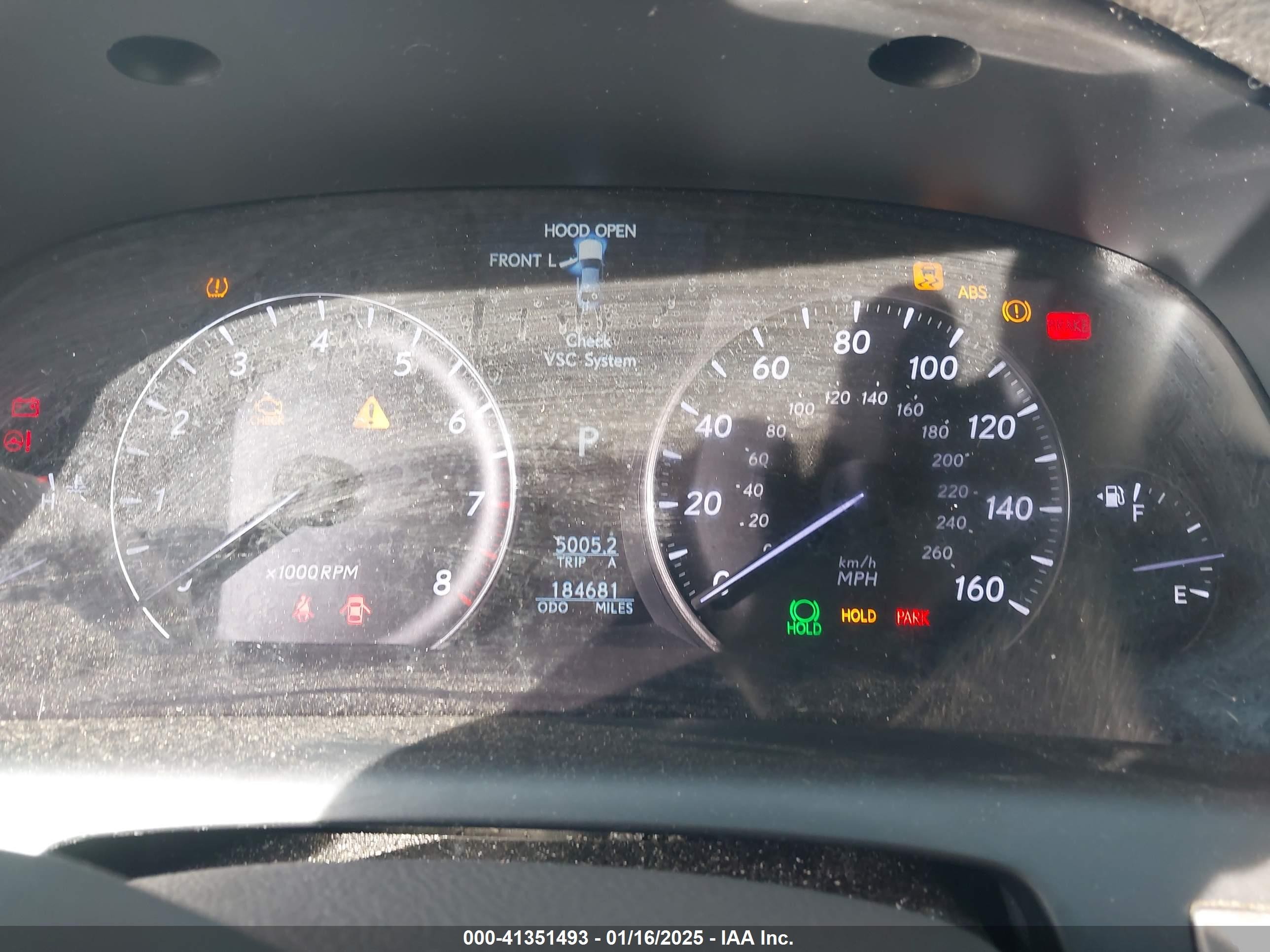 2007 Lexus Ls 460 L Black vin: JTHGL46F475004203