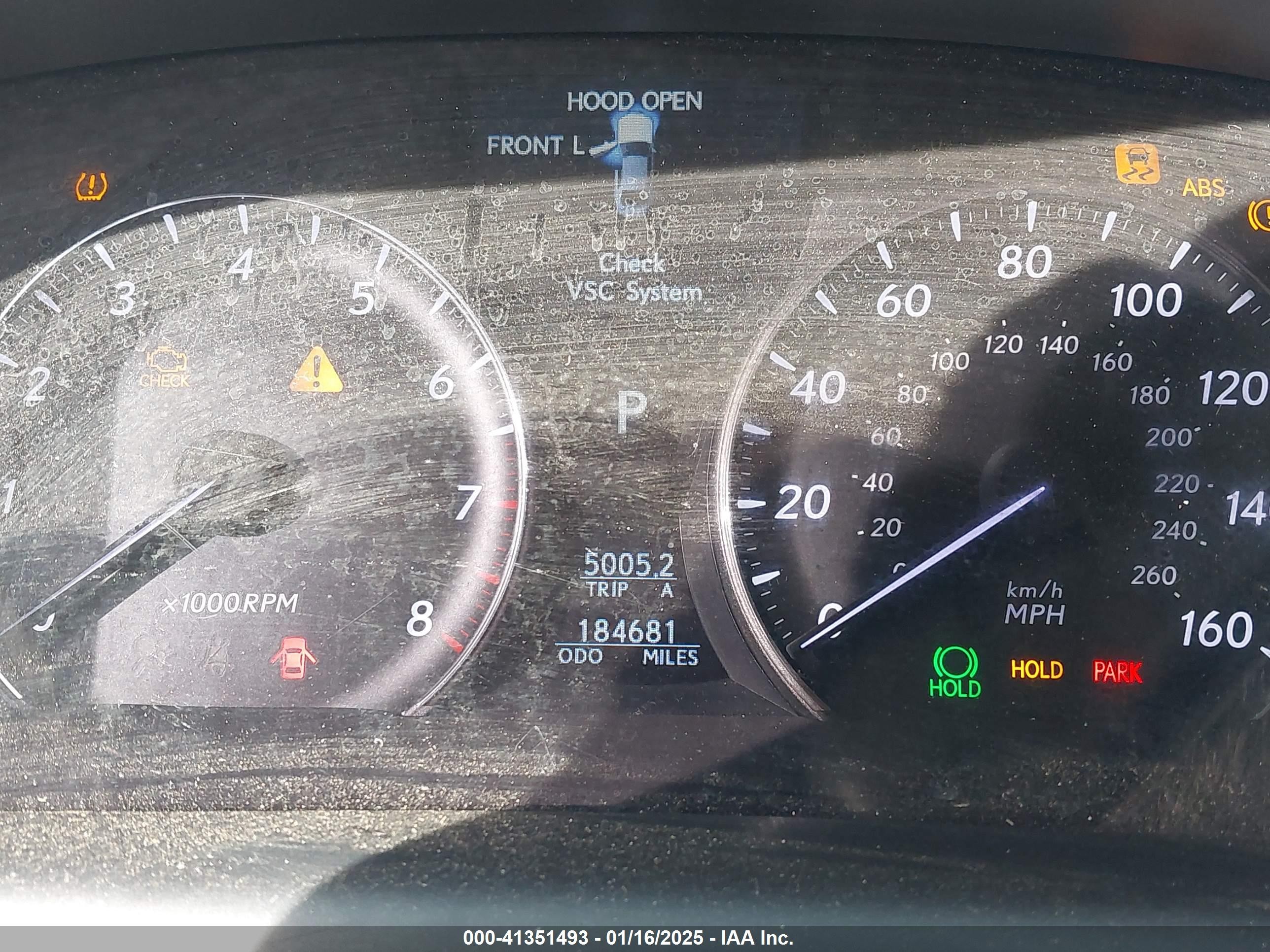 2007 Lexus Ls 460 L Black vin: JTHGL46F475004203