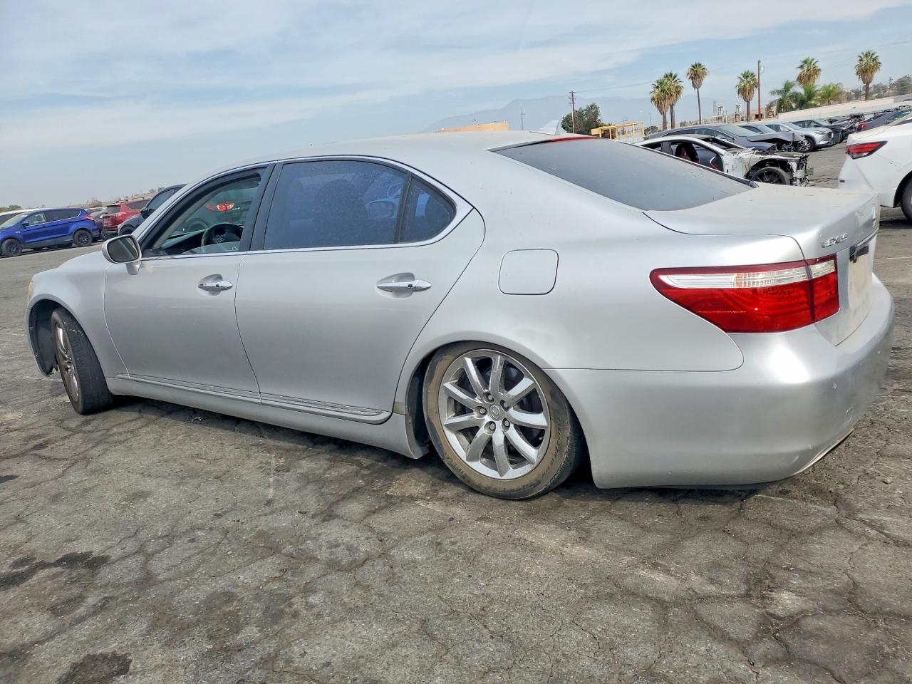 2007 Lexus Ls 460l Silver vin: JTHGL46F475004556