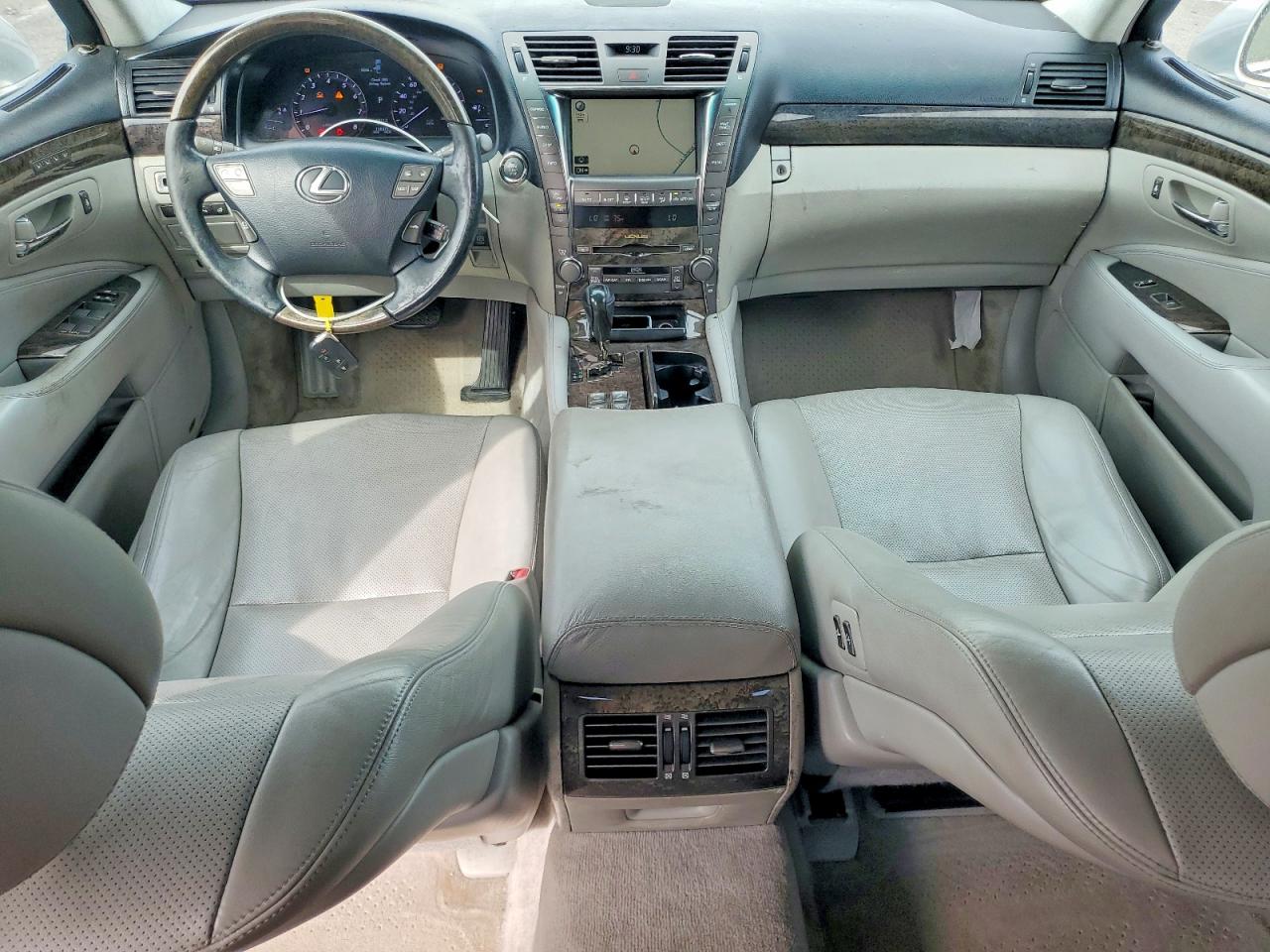 2007 Lexus Ls 460l Silver vin: JTHGL46F475004556