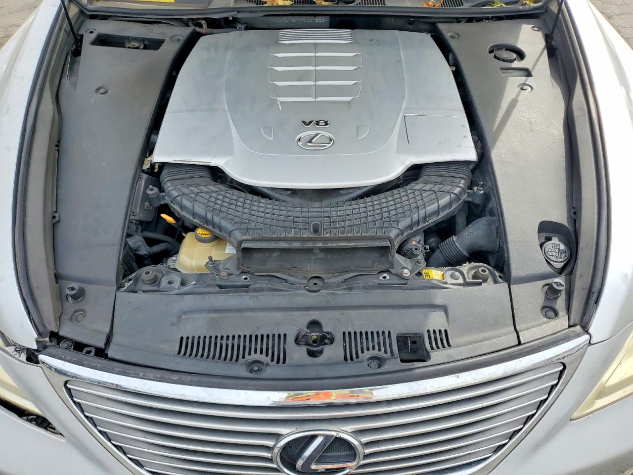 2007 Lexus Ls 460l Silver vin: JTHGL46F475004556