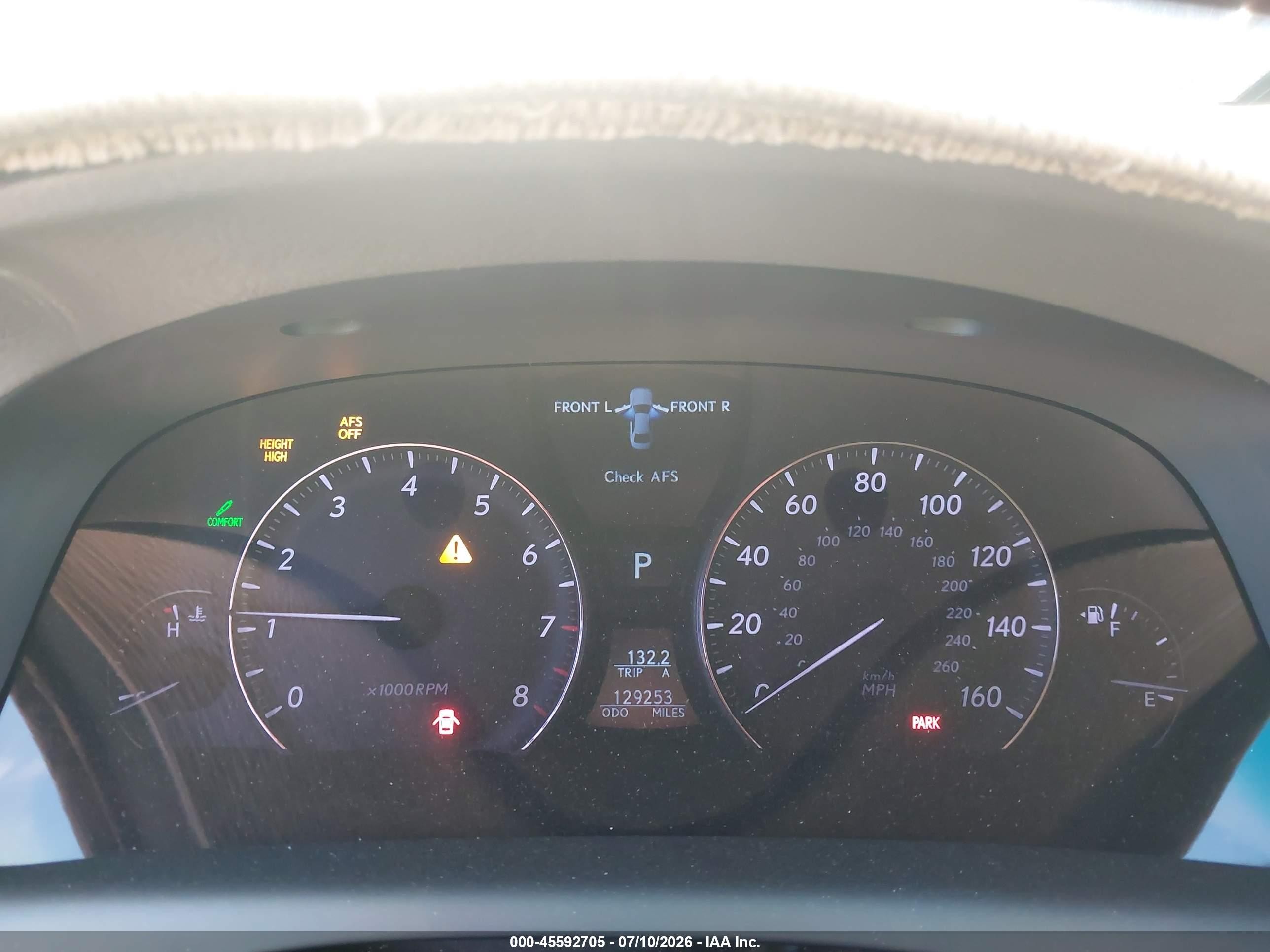 2007 Lexus Ls 460 L White vin: JTHGL46F475010888