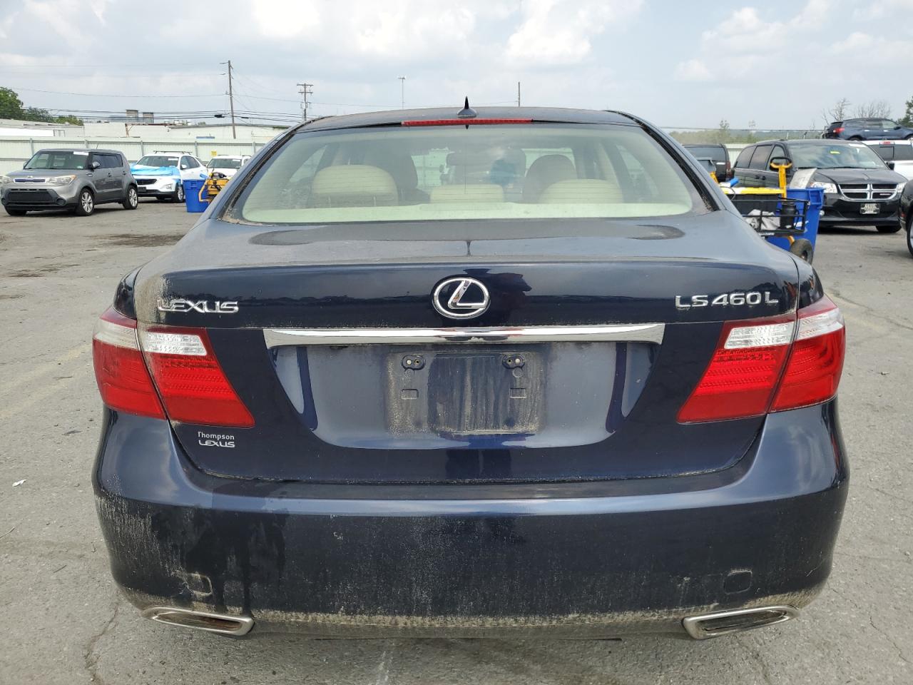 2008 Lexus Ls 460l Black vin: JTHGL46F485024937
