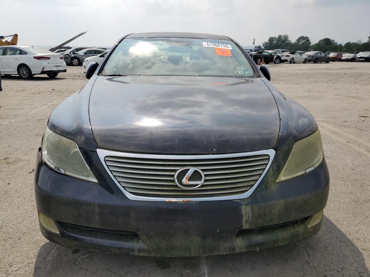 2008 Lexus Ls 460l Black vin: JTHGL46F485024937