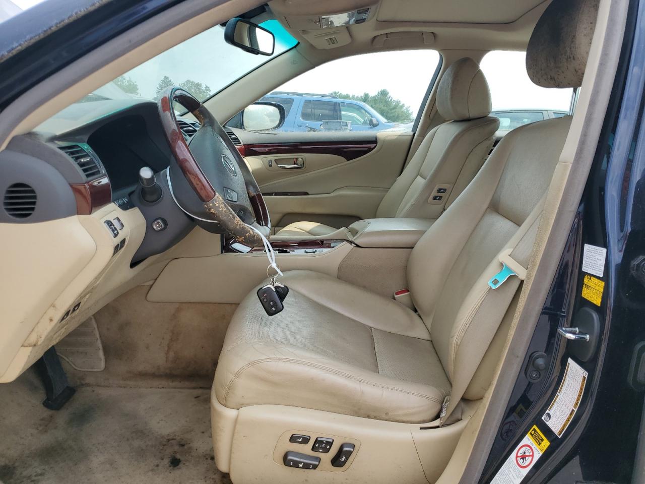 2008 Lexus Ls 460l Black vin: JTHGL46F485024937