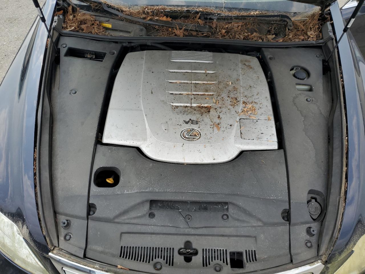 2008 Lexus Ls 460l Black vin: JTHGL46F485024937