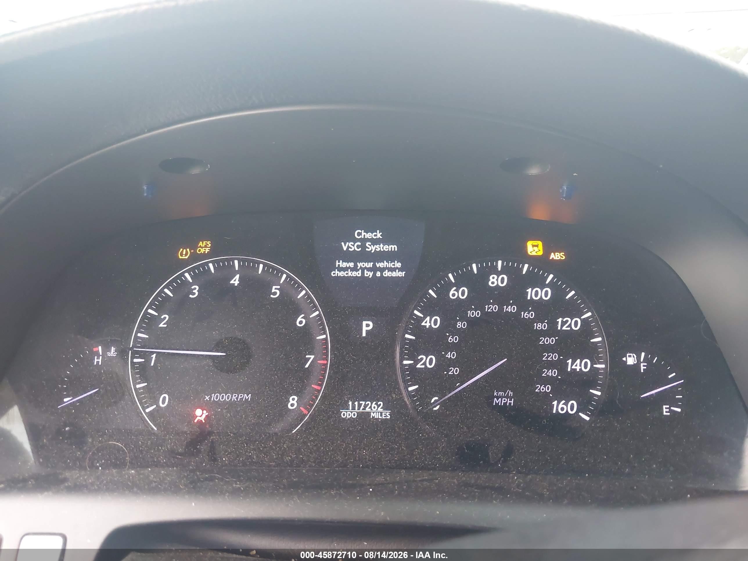 2007 Lexus Ls 460 L Silver vin: JTHGL46F575018594