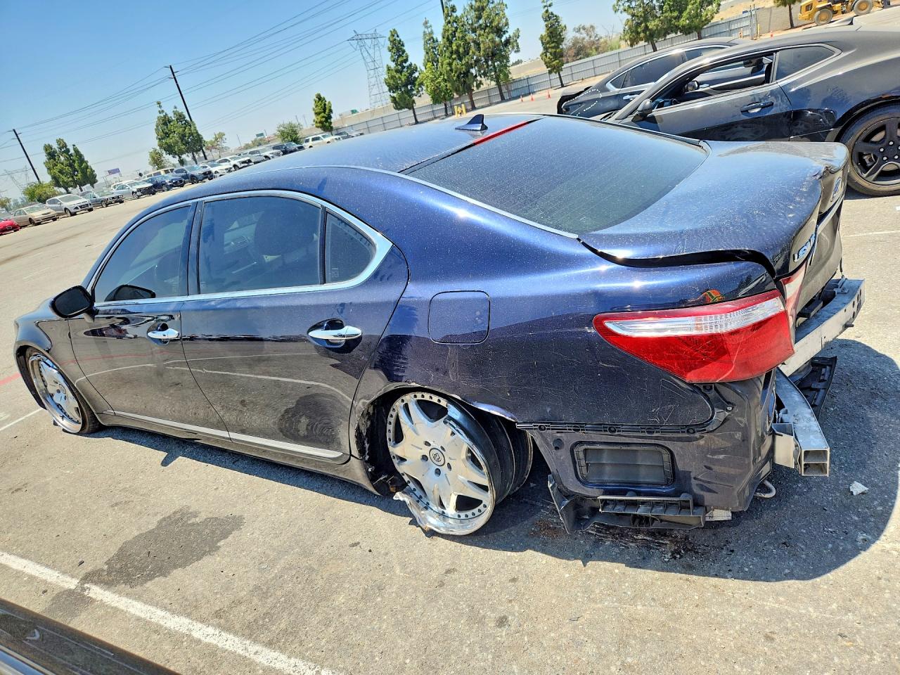 2007 Lexus Ls 460l Синий vin: JTHGL46F675005188