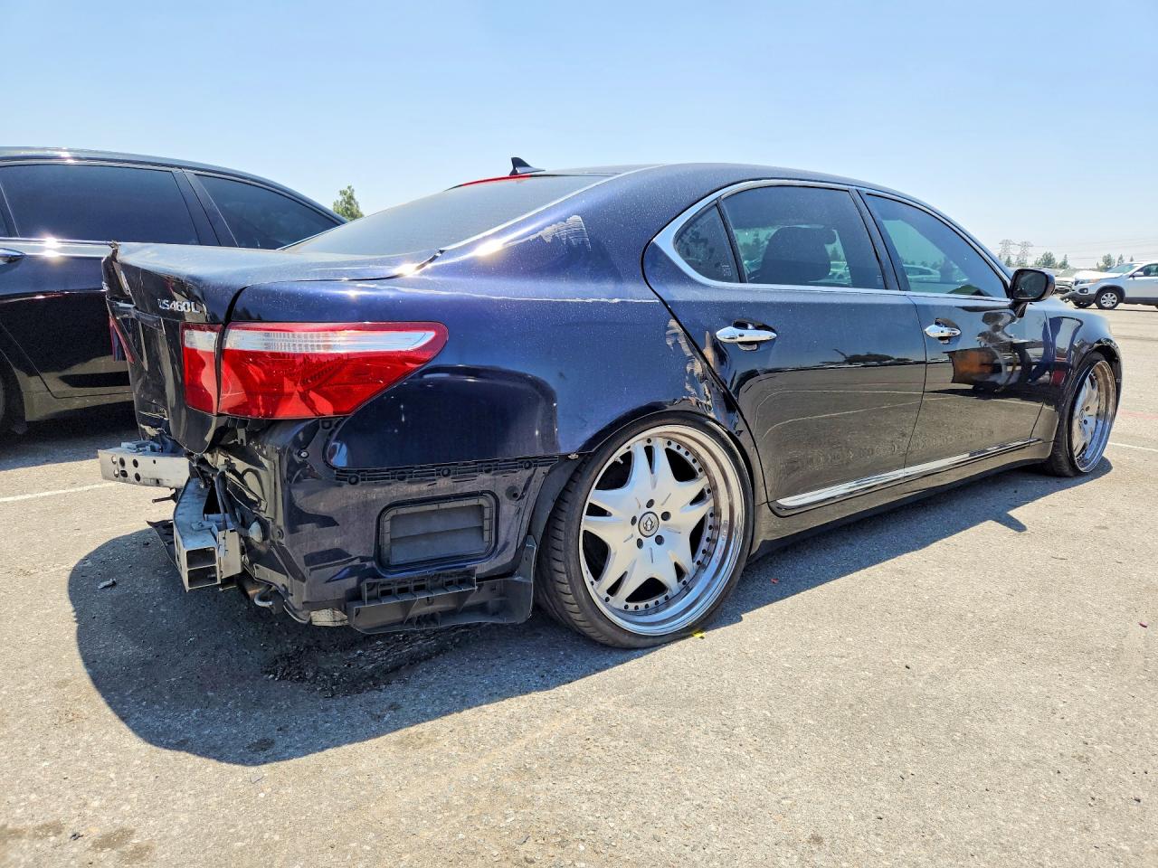 2007 Lexus Ls 460l Синий vin: JTHGL46F675005188