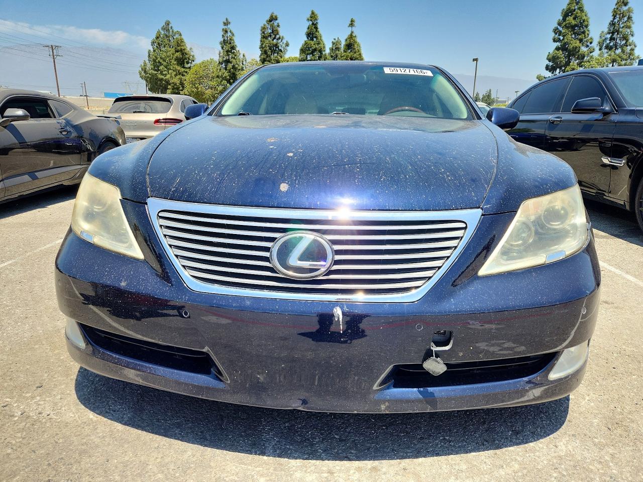 2007 Lexus Ls 460l Синий vin: JTHGL46F675005188