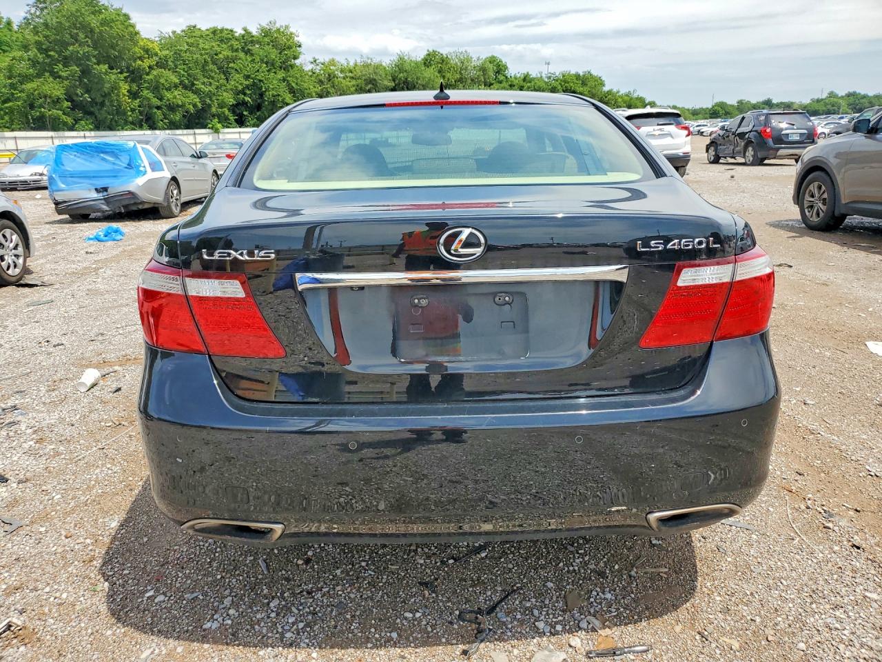 2007 Lexus Ls 460l Black vin: JTHGL46F675006163