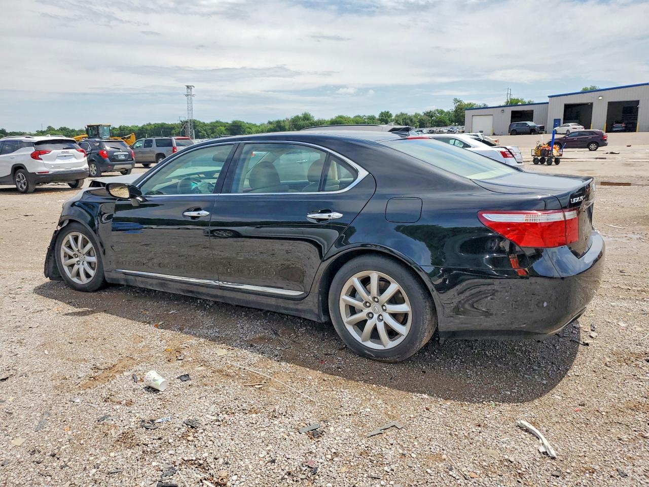 2007 Lexus Ls 460l Black vin: JTHGL46F675006163