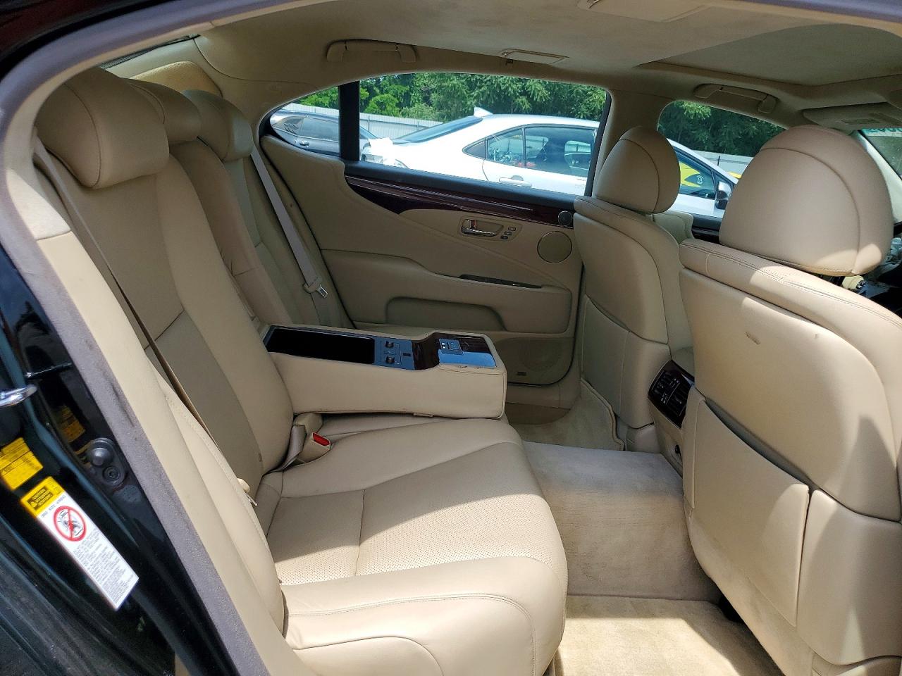 2007 Lexus Ls 460l Black vin: JTHGL46F675006163