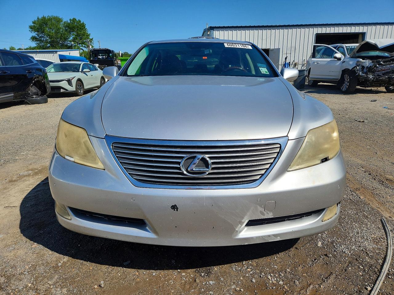 2007 Lexus Ls 460l Silver vin: JTHGL46F675012450