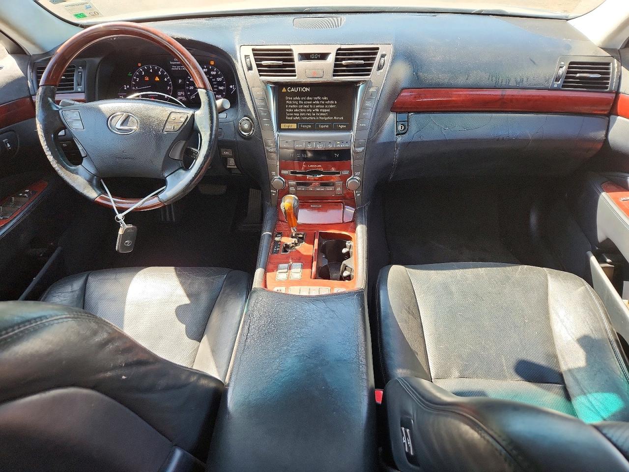 2007 Lexus Ls 460l Silver vin: JTHGL46F675012450