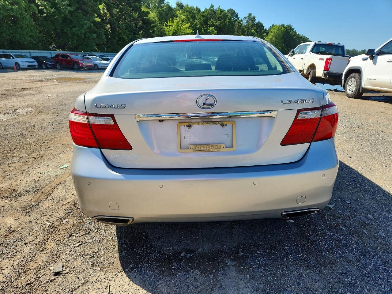 2007 Lexus Ls 460l Silver vin: JTHGL46F675012450
