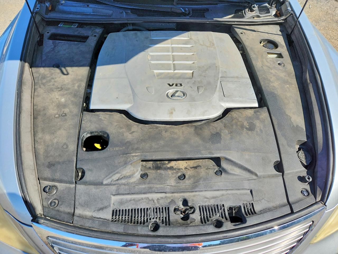 2007 Lexus Ls 460l Silver vin: JTHGL46F675012450