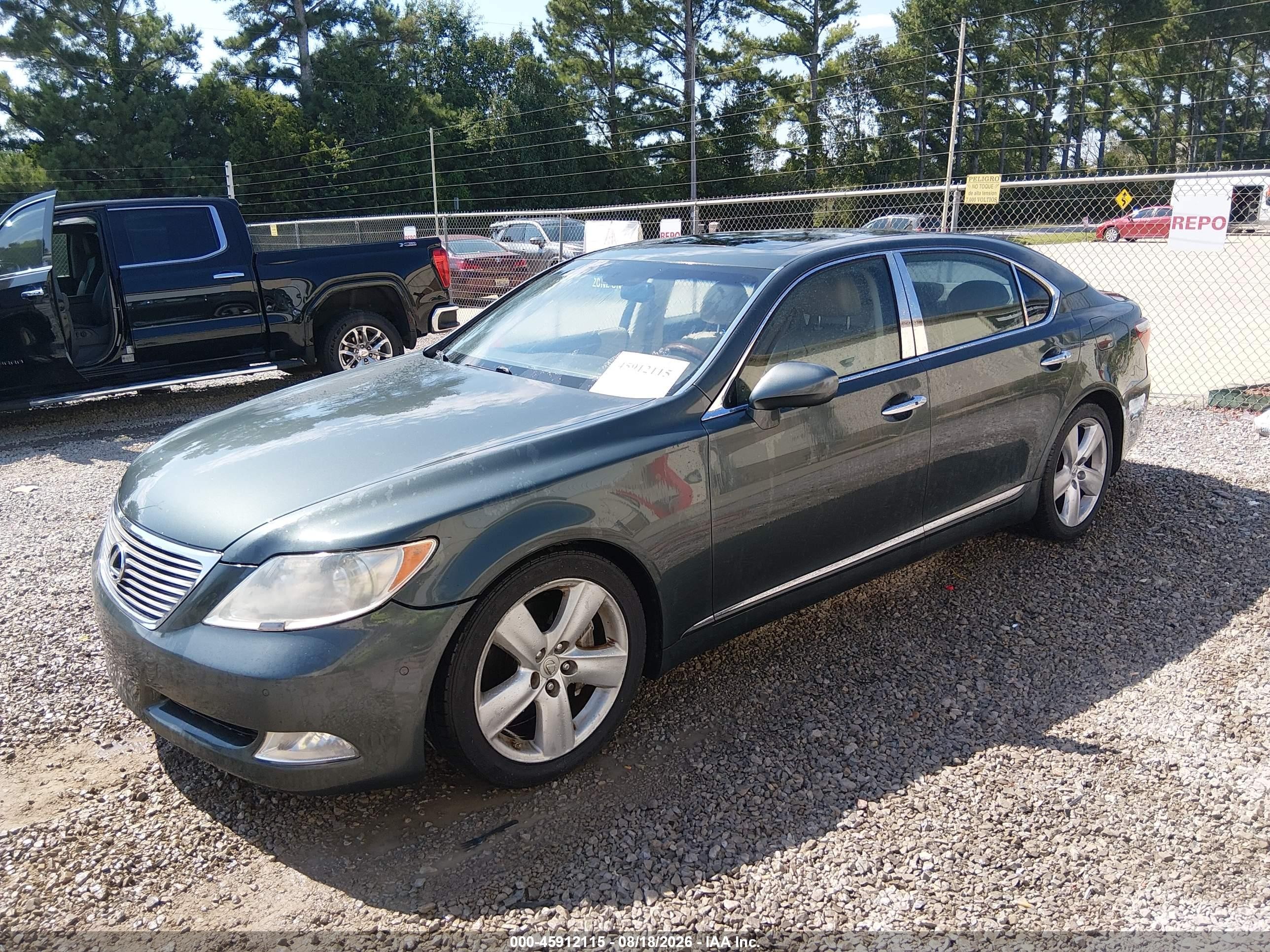 2007 Lexus Ls 460 L Gray vin: JTHGL46F675017857