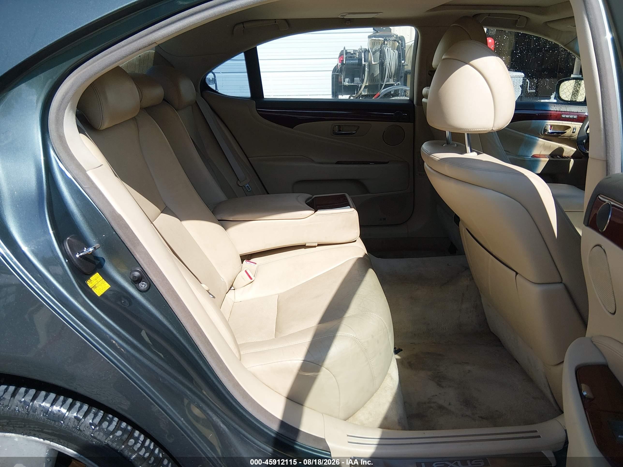 2007 Lexus Ls 460 L Gray vin: JTHGL46F675017857