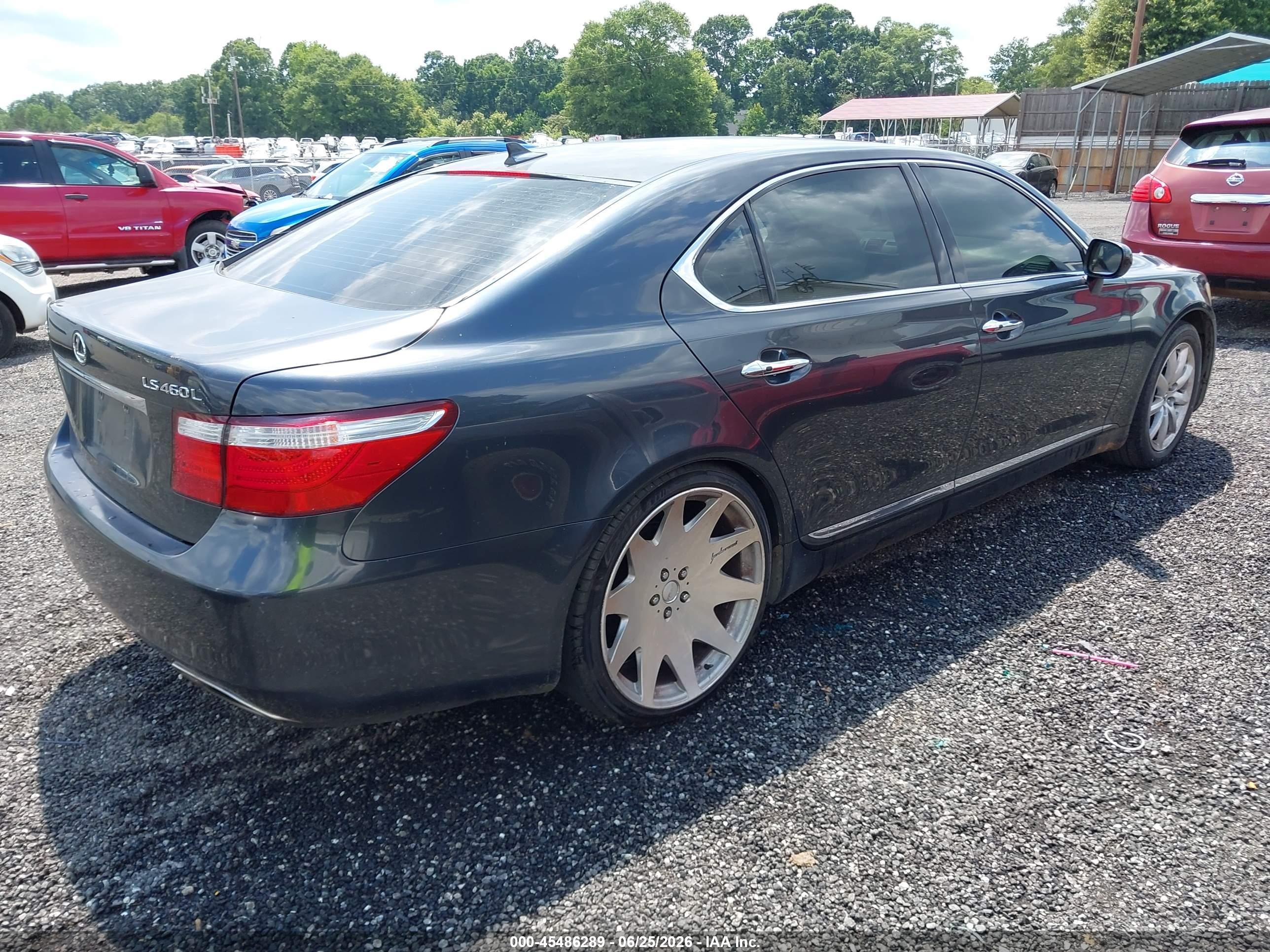 2008 Lexus Ls 460 L Gray vin: JTHGL46F685027953