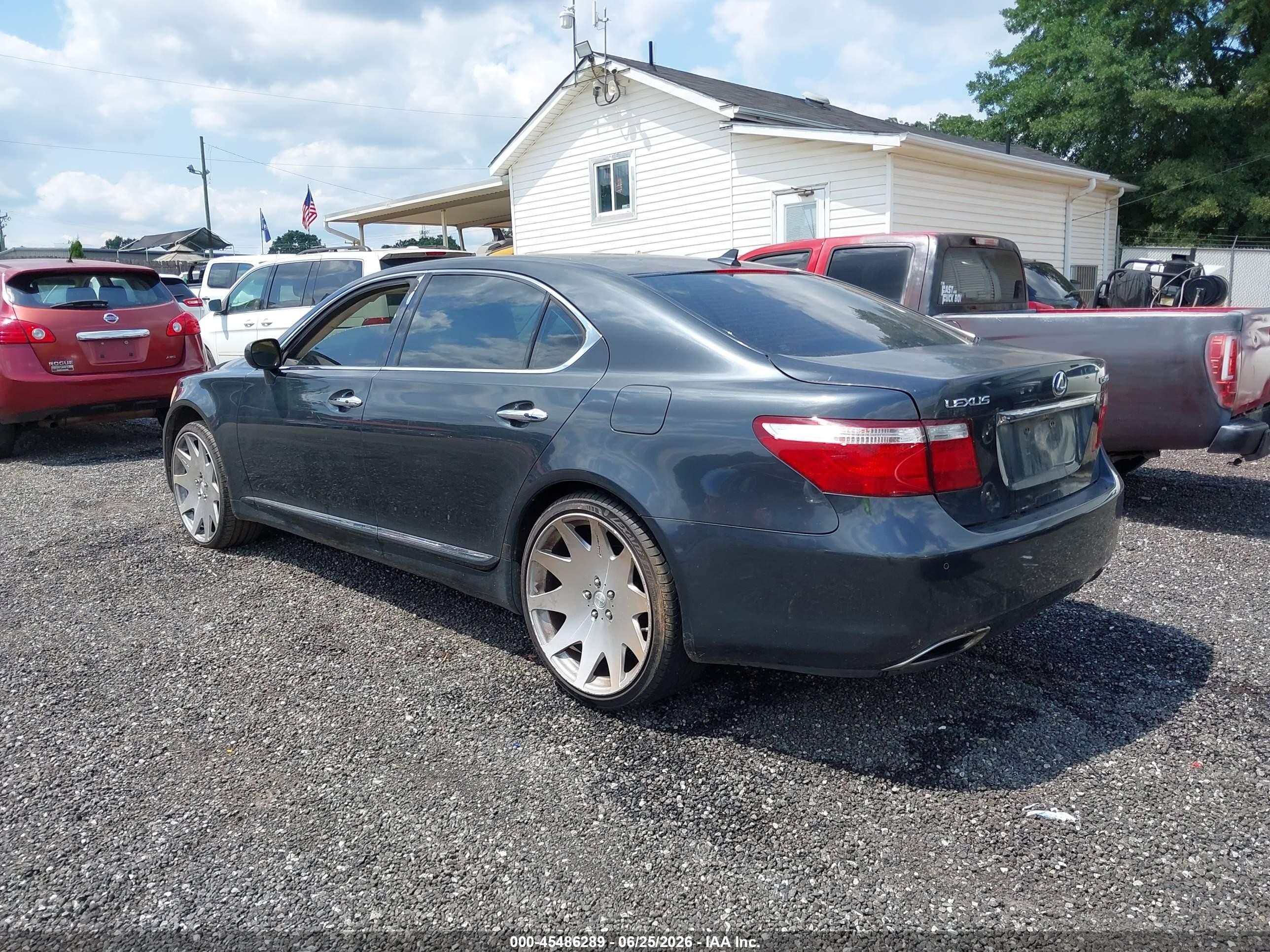 2008 Lexus Ls 460 L Gray vin: JTHGL46F685027953