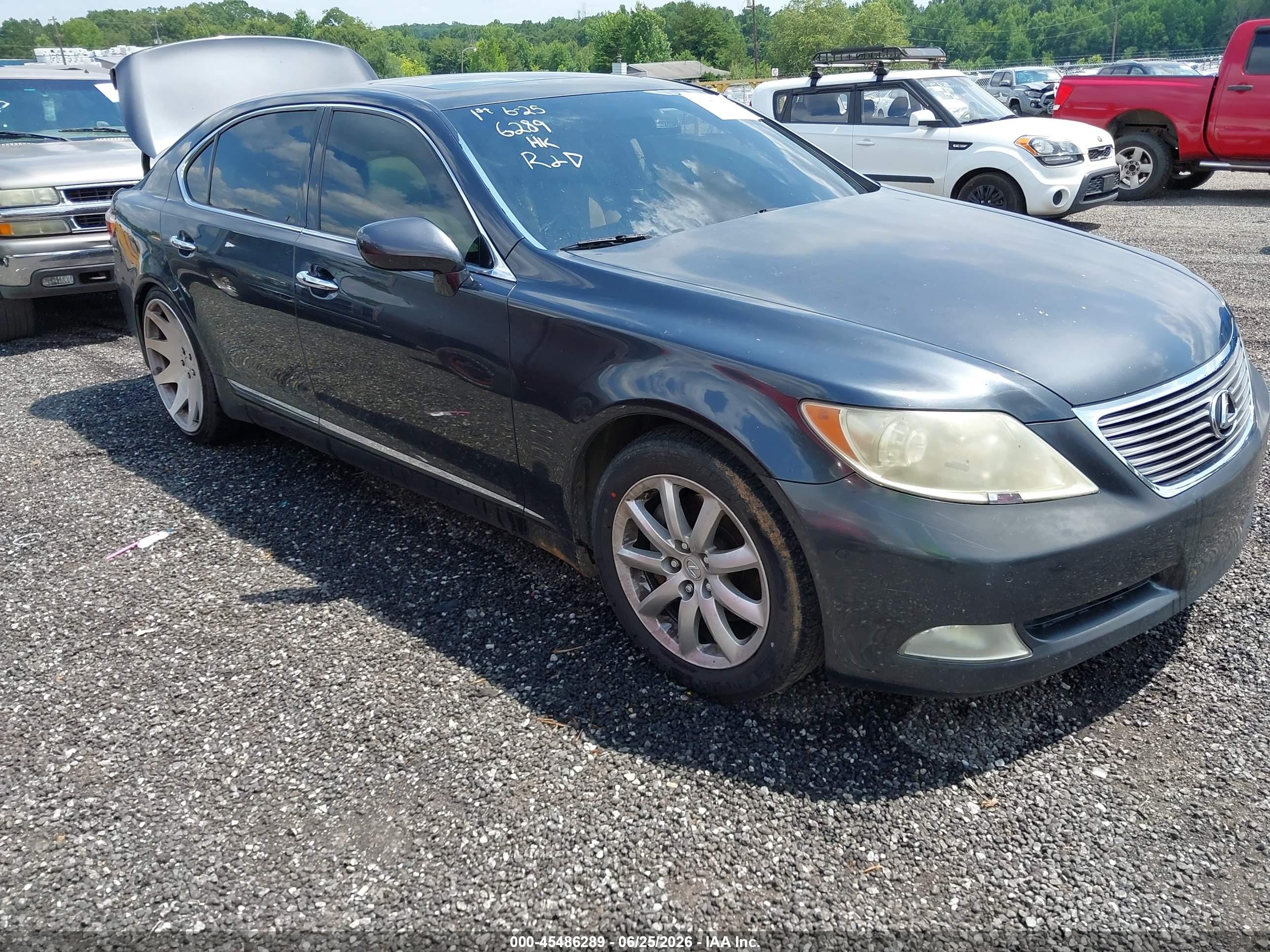 2008 Lexus Ls 460 L Gray vin: JTHGL46F685027953