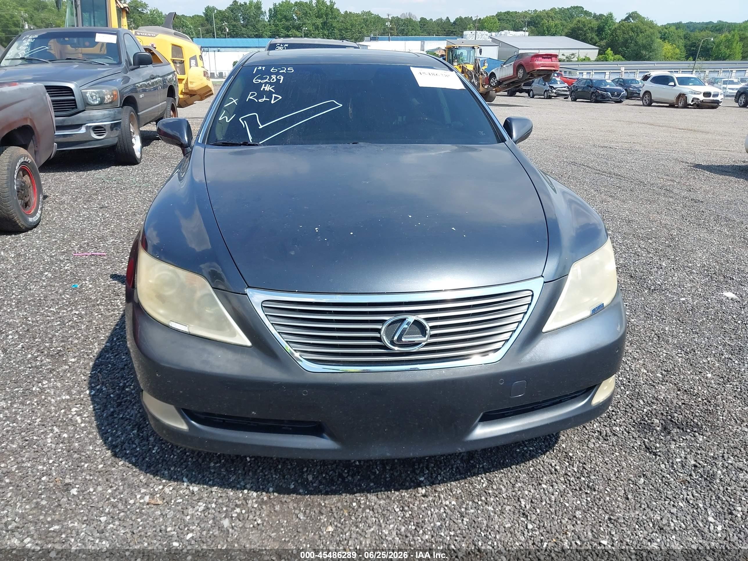2008 Lexus Ls 460 L Gray vin: JTHGL46F685027953