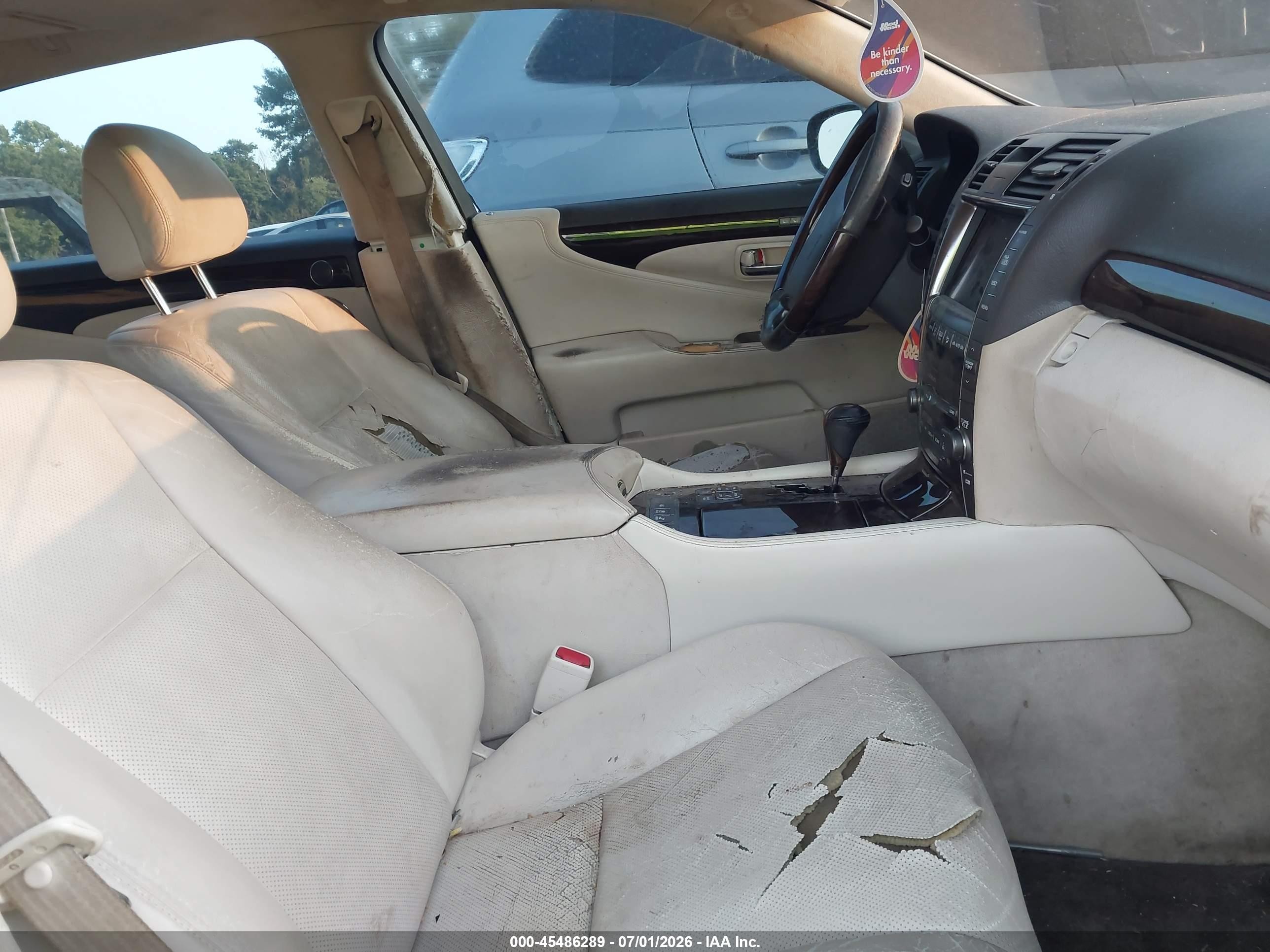 2008 Lexus Ls 460 L Gray vin: JTHGL46F685027953