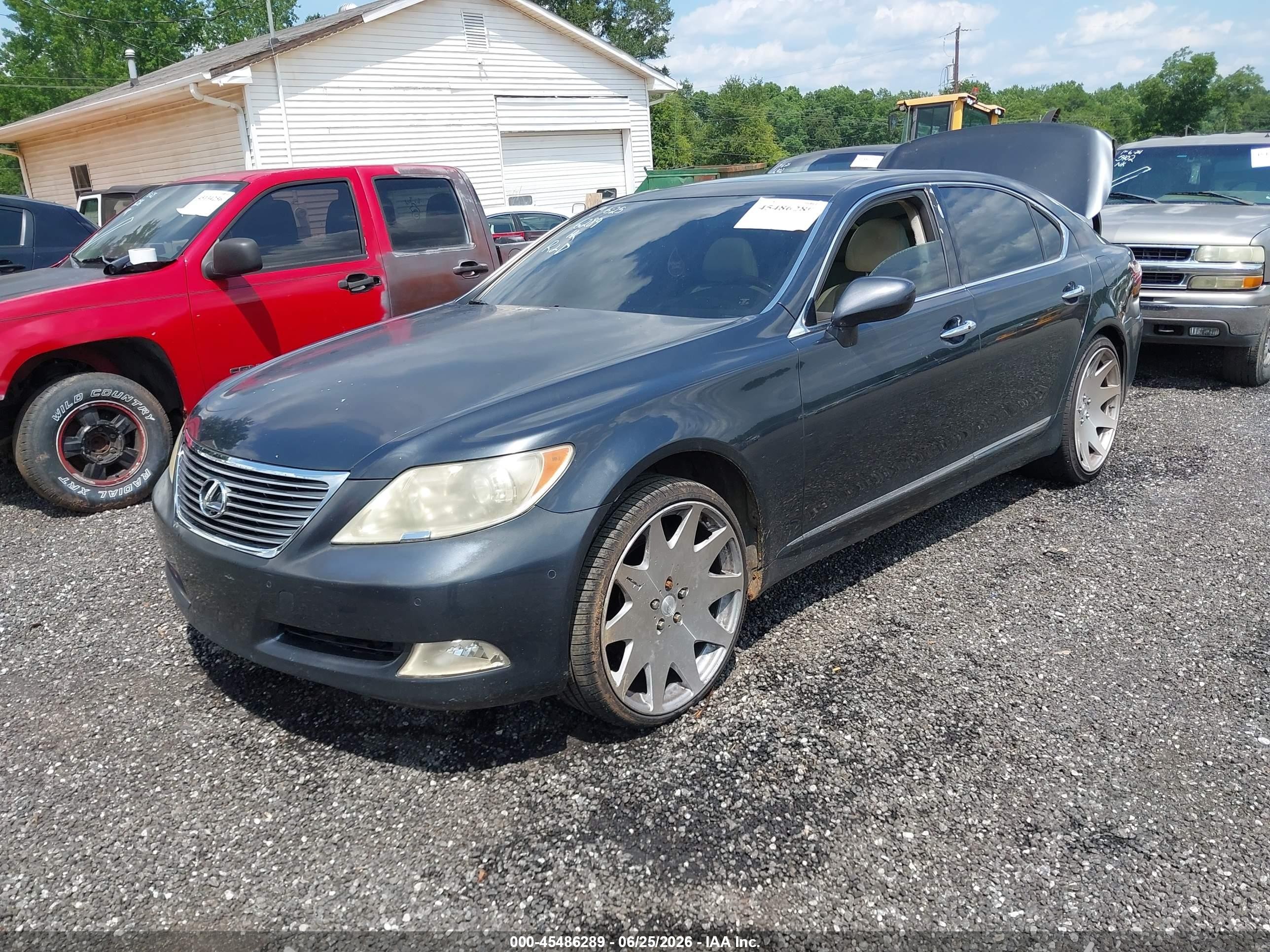 2008 Lexus Ls 460 L Gray vin: JTHGL46F685027953
