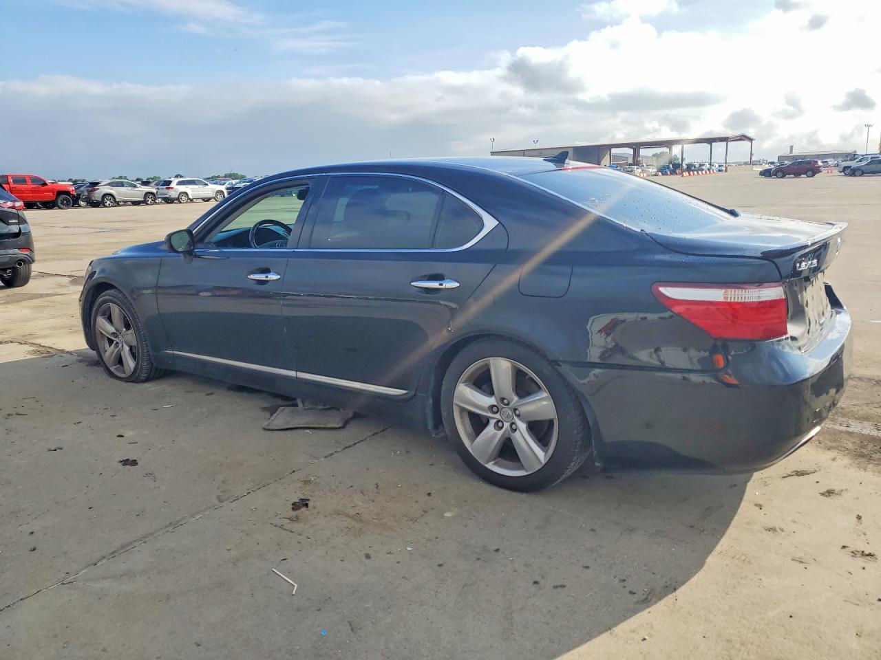 2008 Lexus Ls 460l Black vin: JTHGL46F685028648
