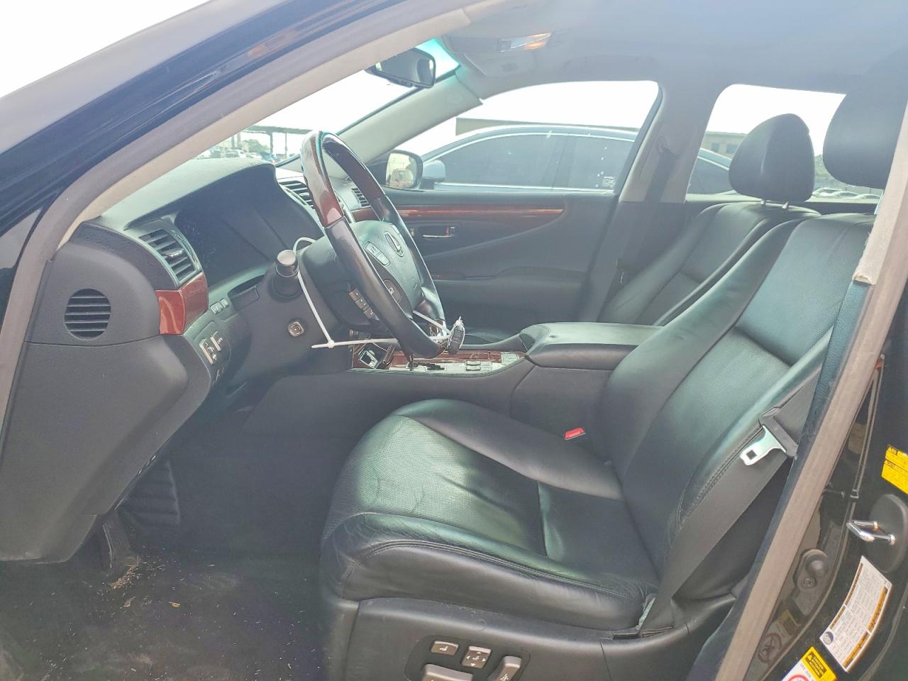 2008 Lexus Ls 460l Black vin: JTHGL46F685028648