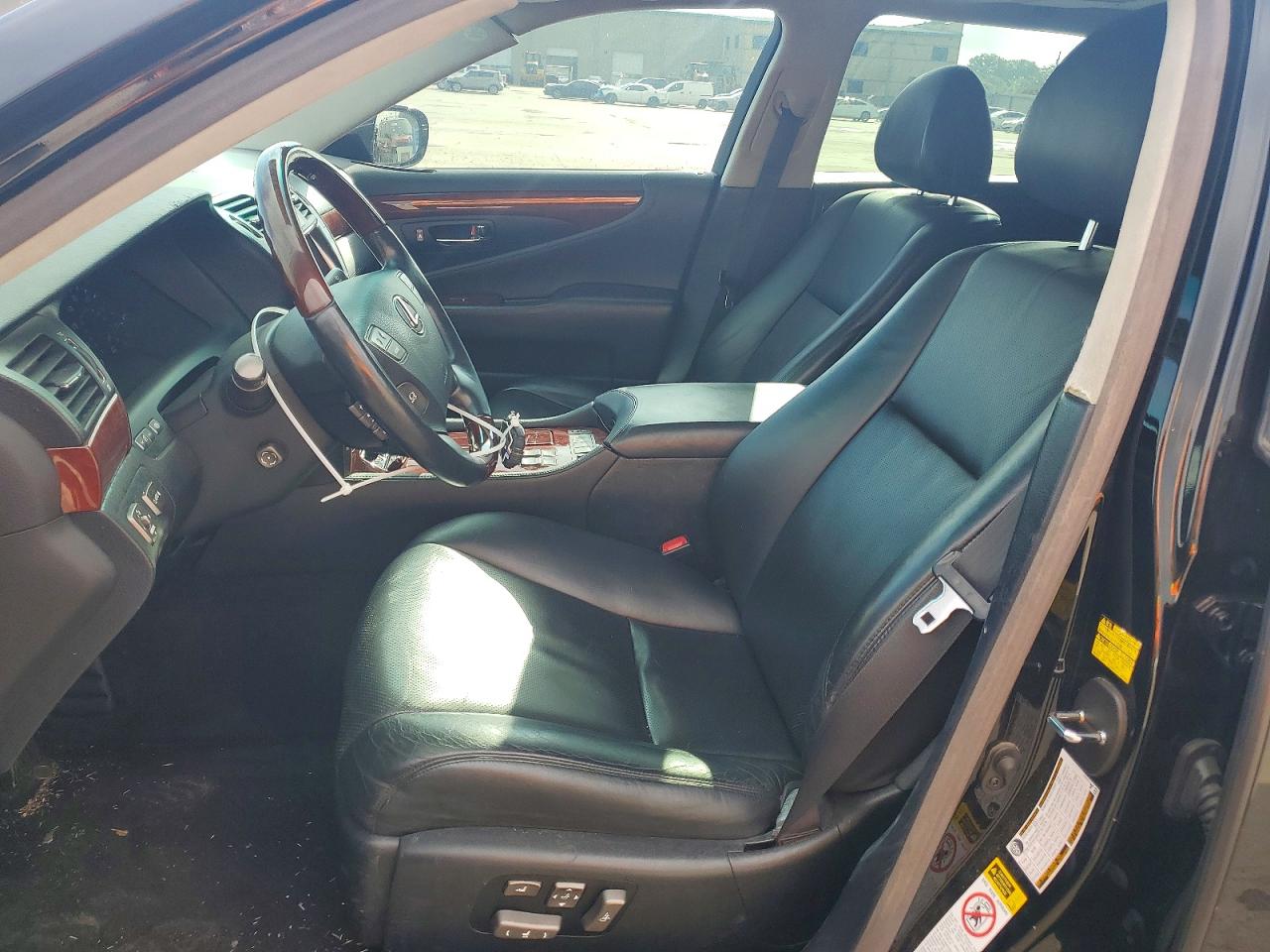 2008 Lexus Ls 460l Black vin: JTHGL46F685028648