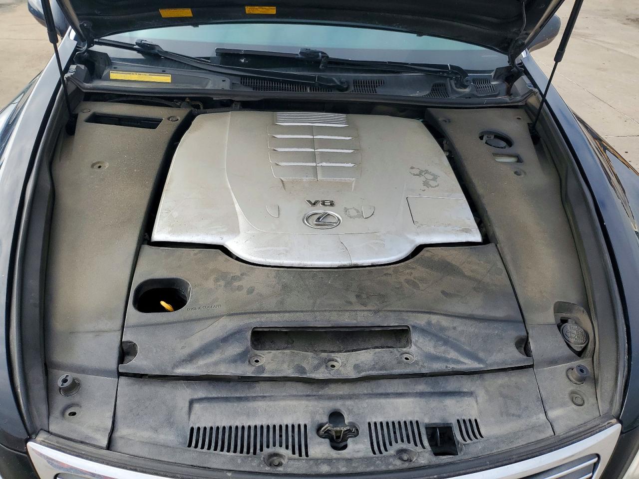 2008 Lexus Ls 460l Black vin: JTHGL46F685028648