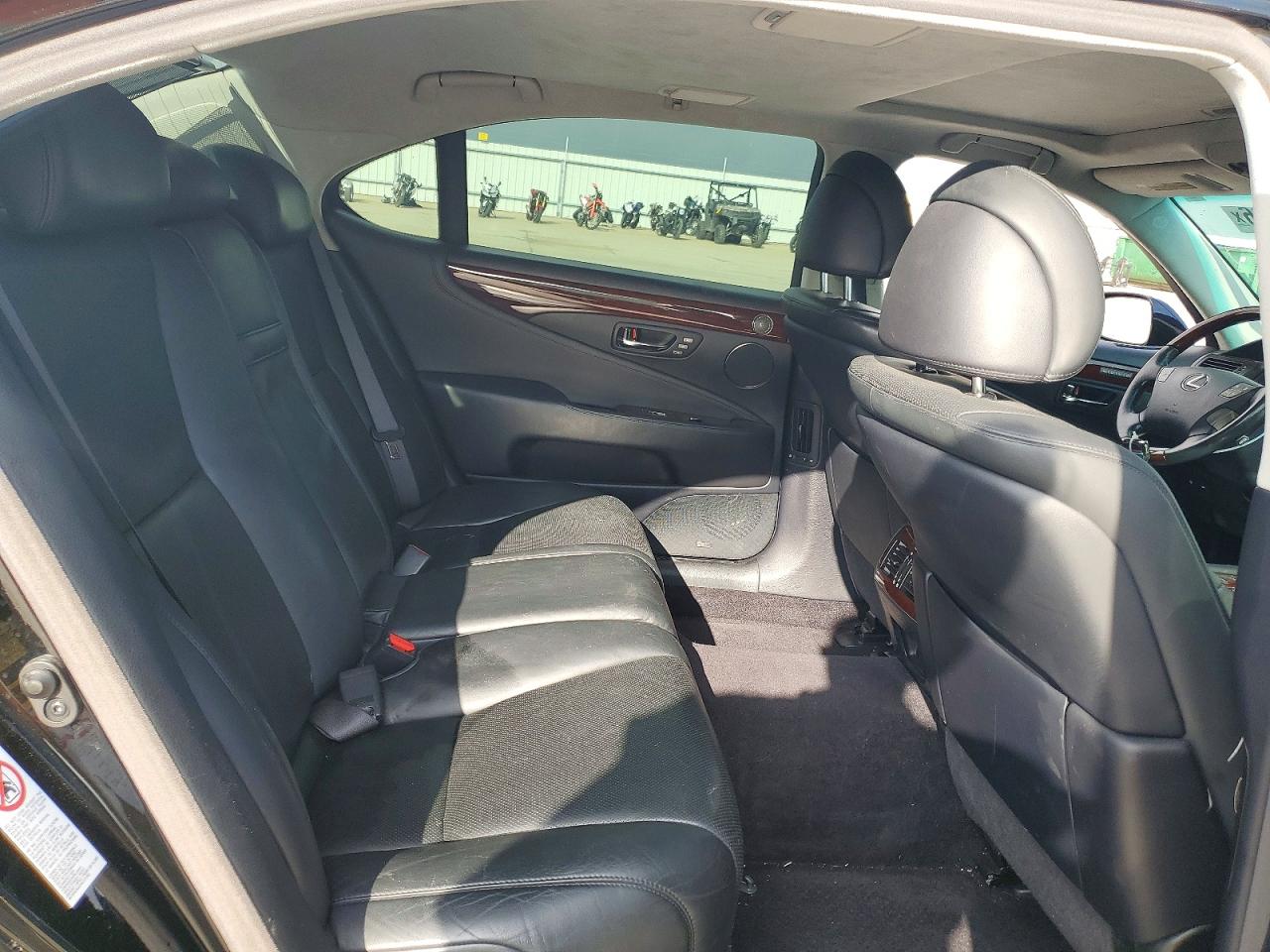 2008 Lexus Ls 460l Black vin: JTHGL46F685028648
