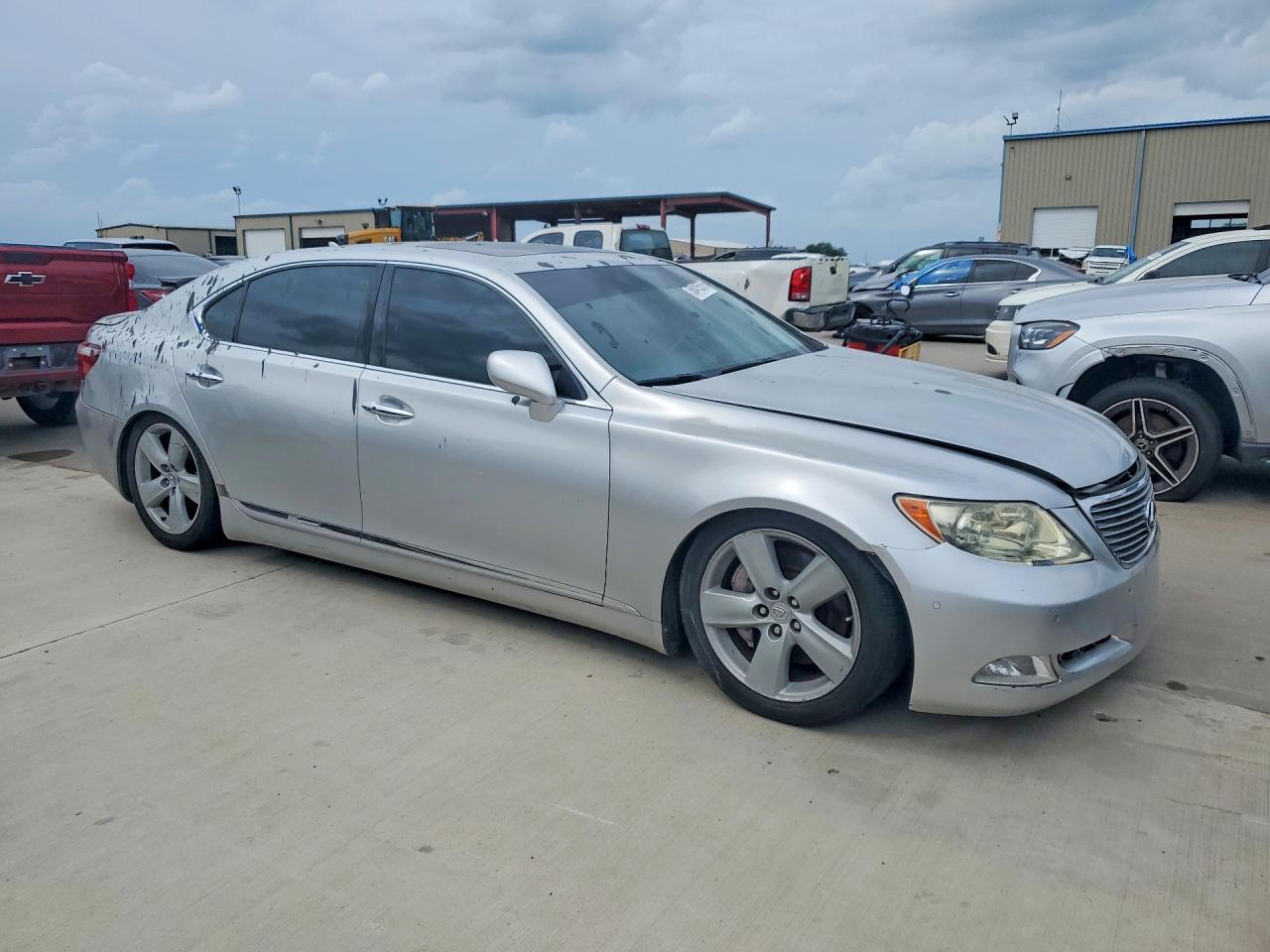 2008 Lexus Ls 460l Silver vin: JTHGL46F685033297