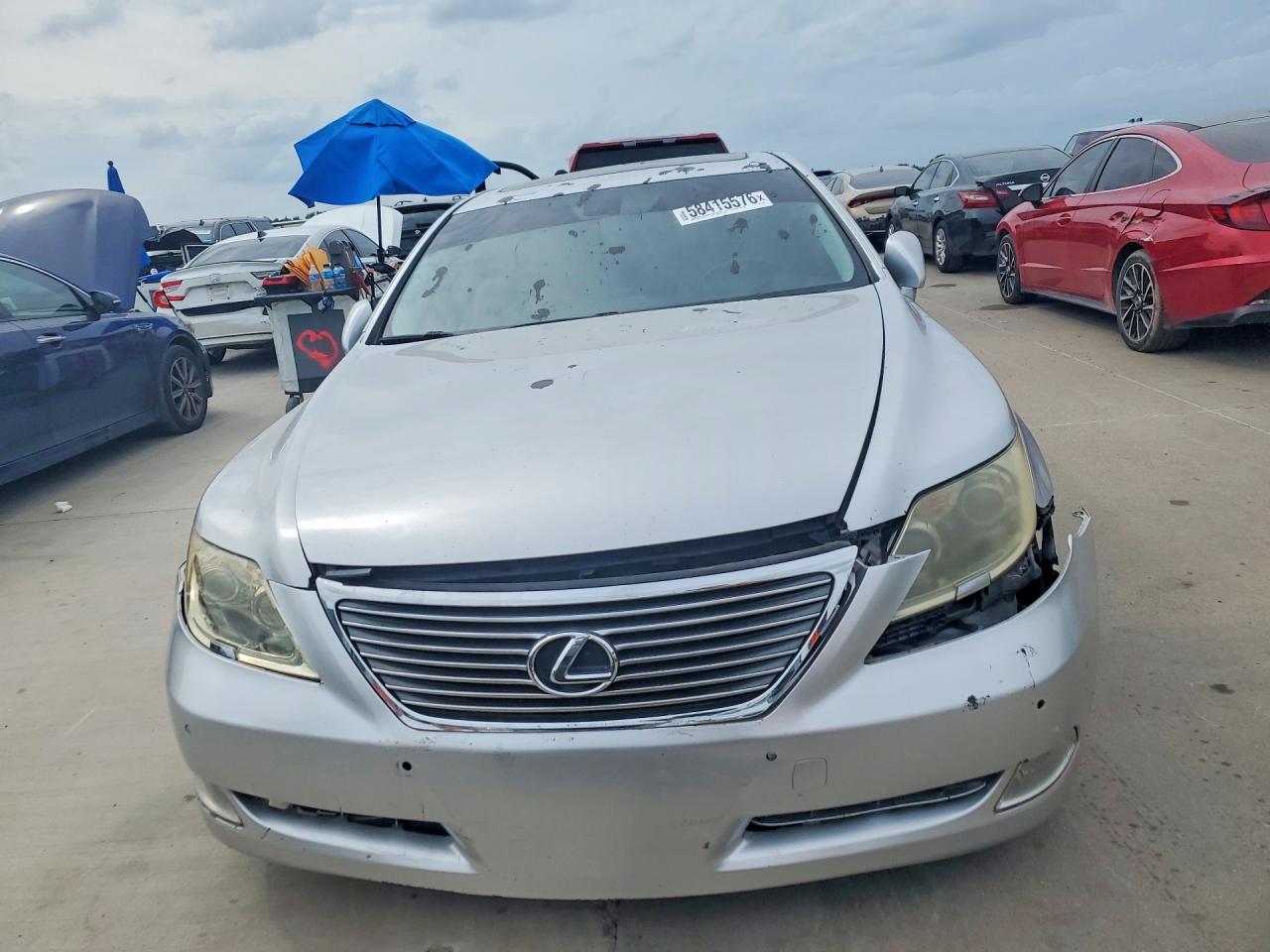 2008 Lexus Ls 460l Silver vin: JTHGL46F685033297