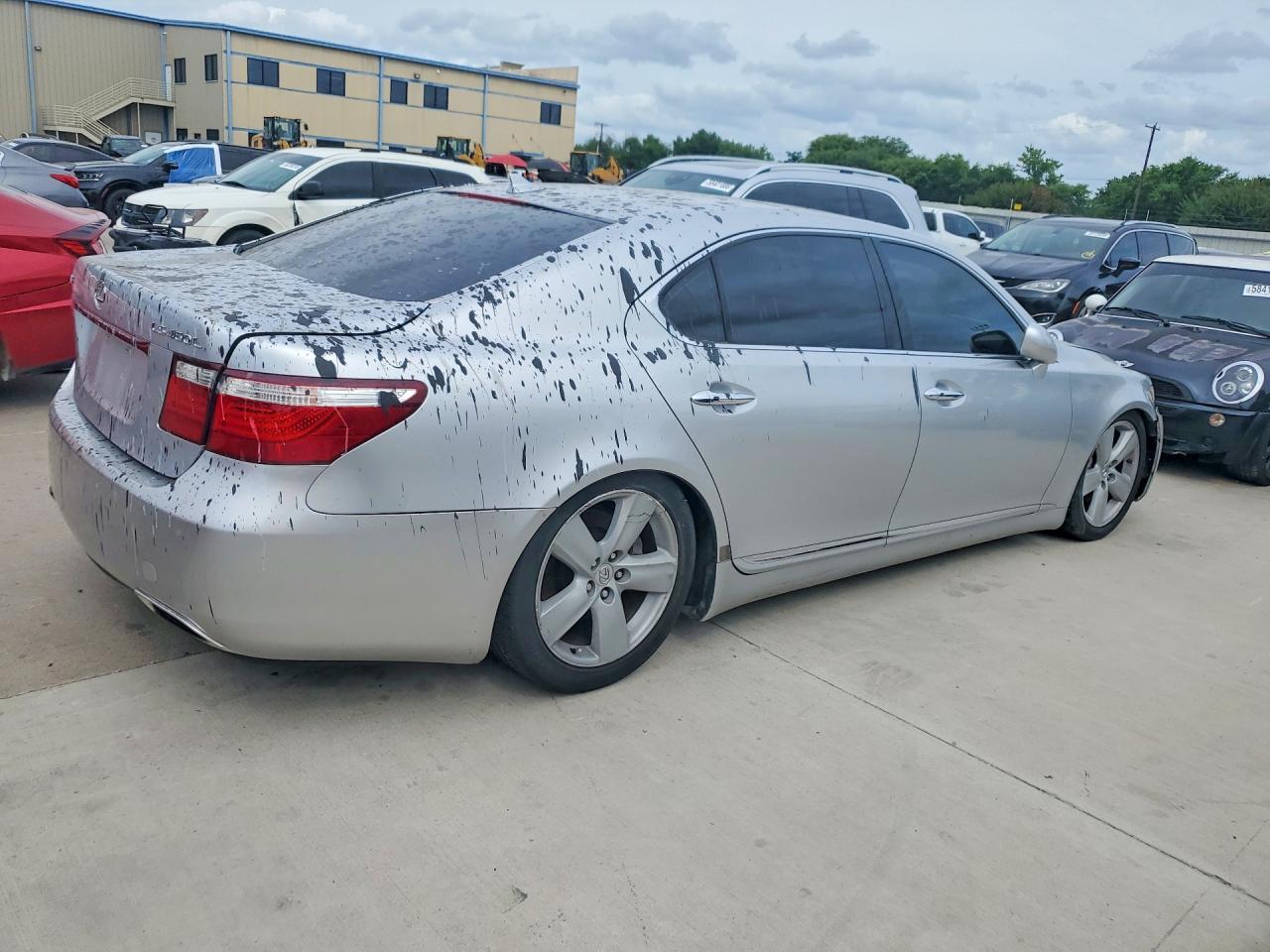 2008 Lexus Ls 460l Silver vin: JTHGL46F685033297